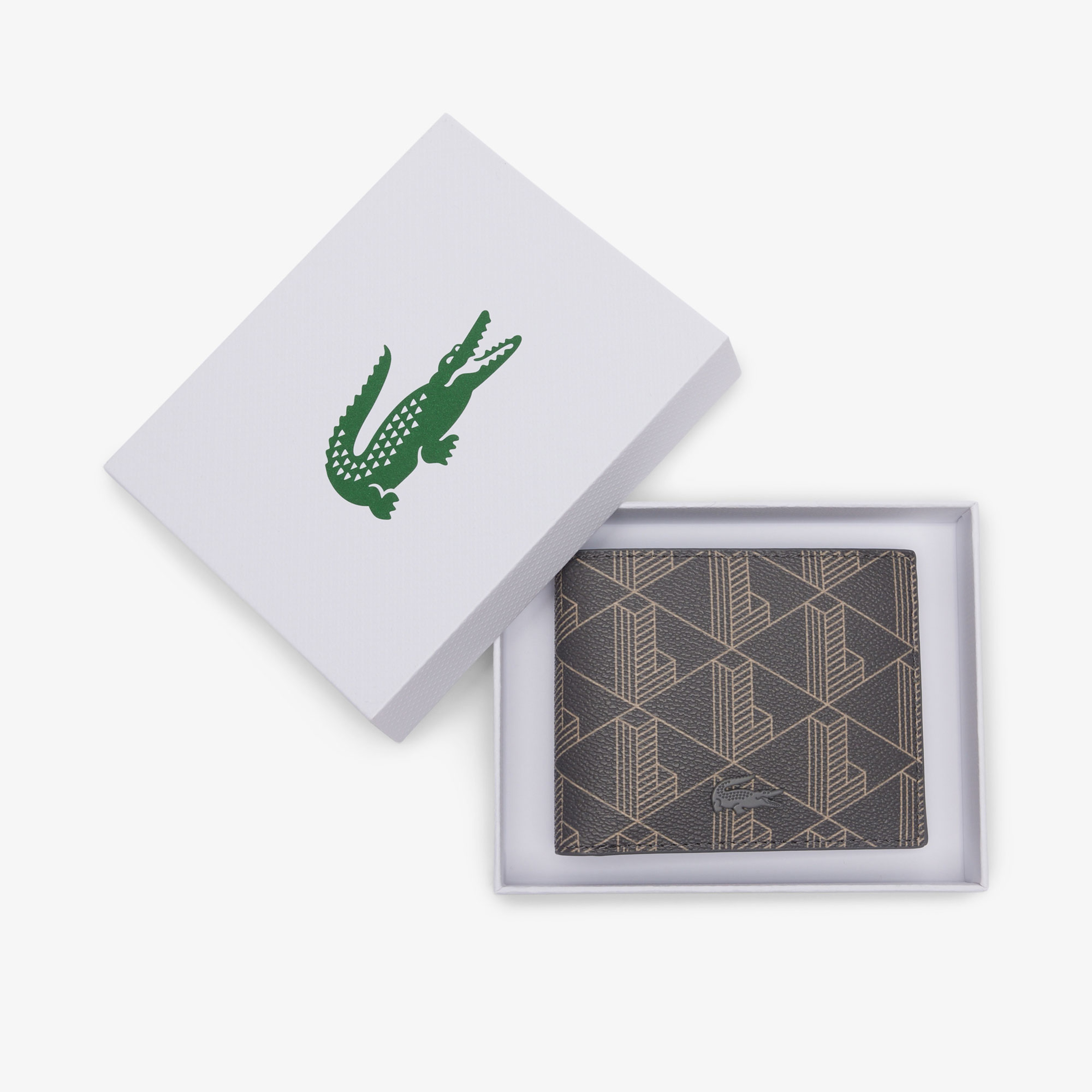 The Blend Erkek Monogram Gri Cüzdan