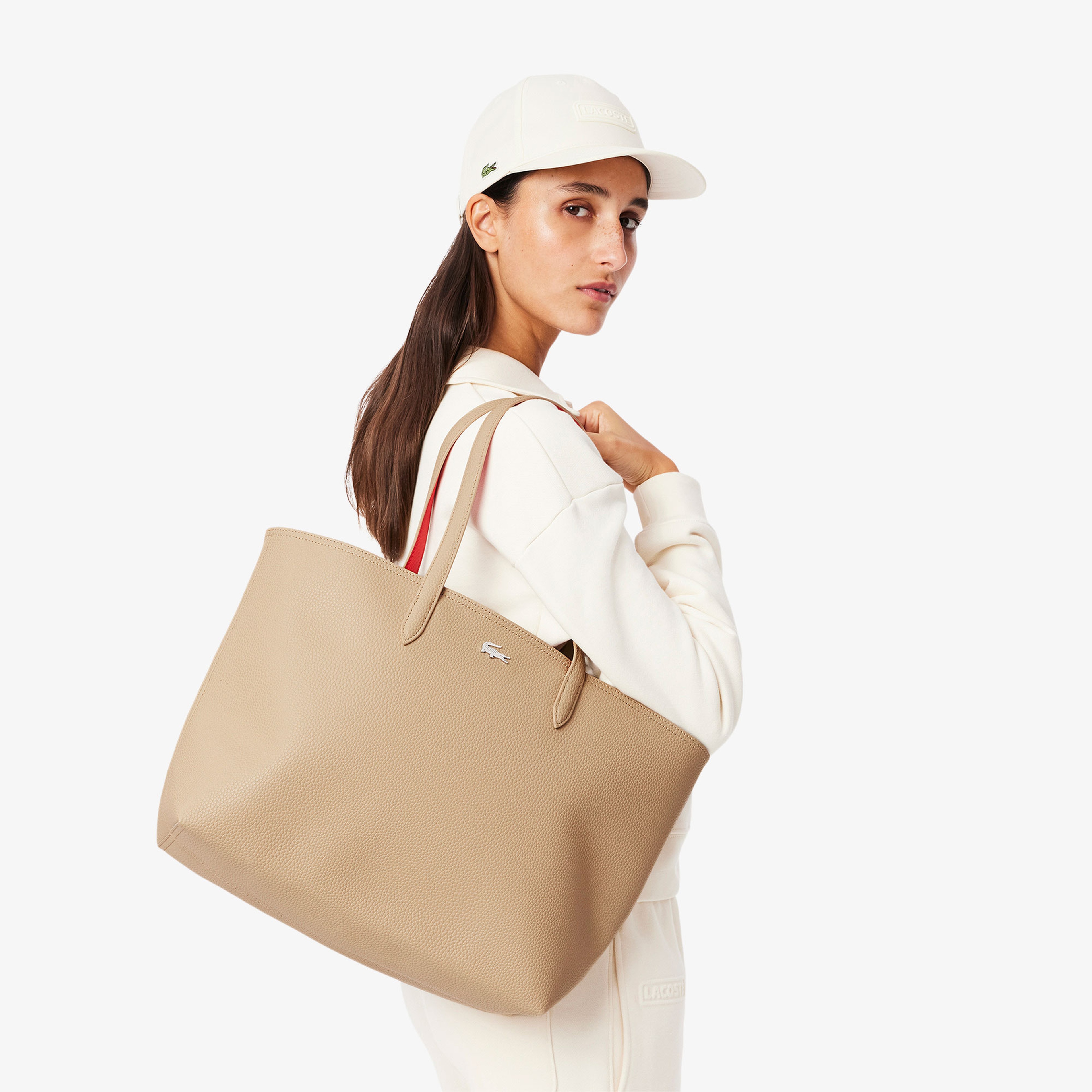 Lacoste Anna Kadın Bej Omuz Çantası