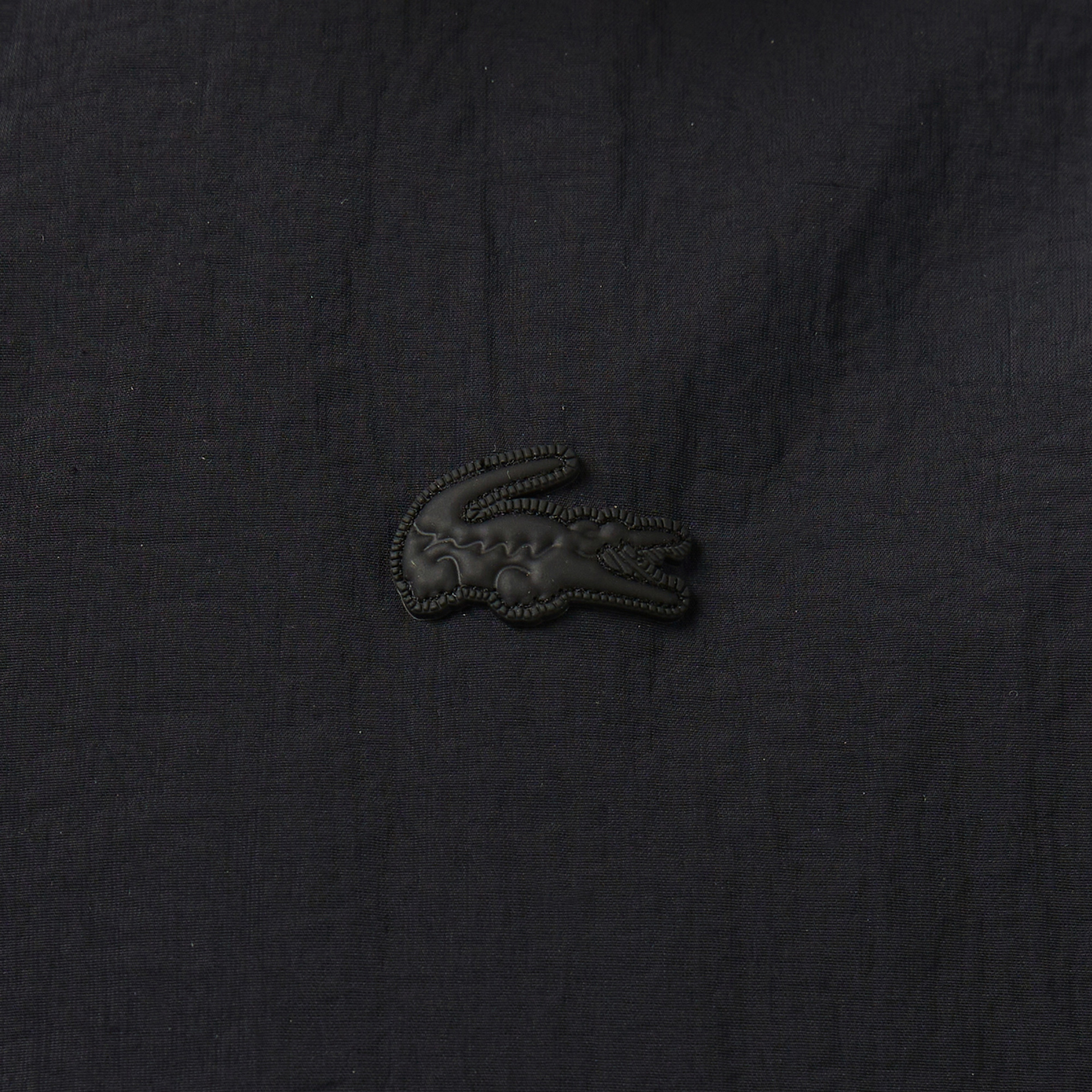 Kadın Kapüşonlu Siyah Yağmurluk