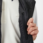 Erkek Regular Fit Dik Yaka Kapitone Siyah Yelek