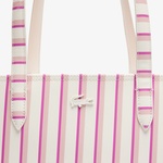 Anna Kadın Çizgili Pembe Omuz Çantası