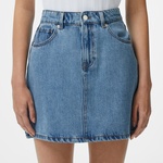 Kadın Regular Fit Mavi Etek