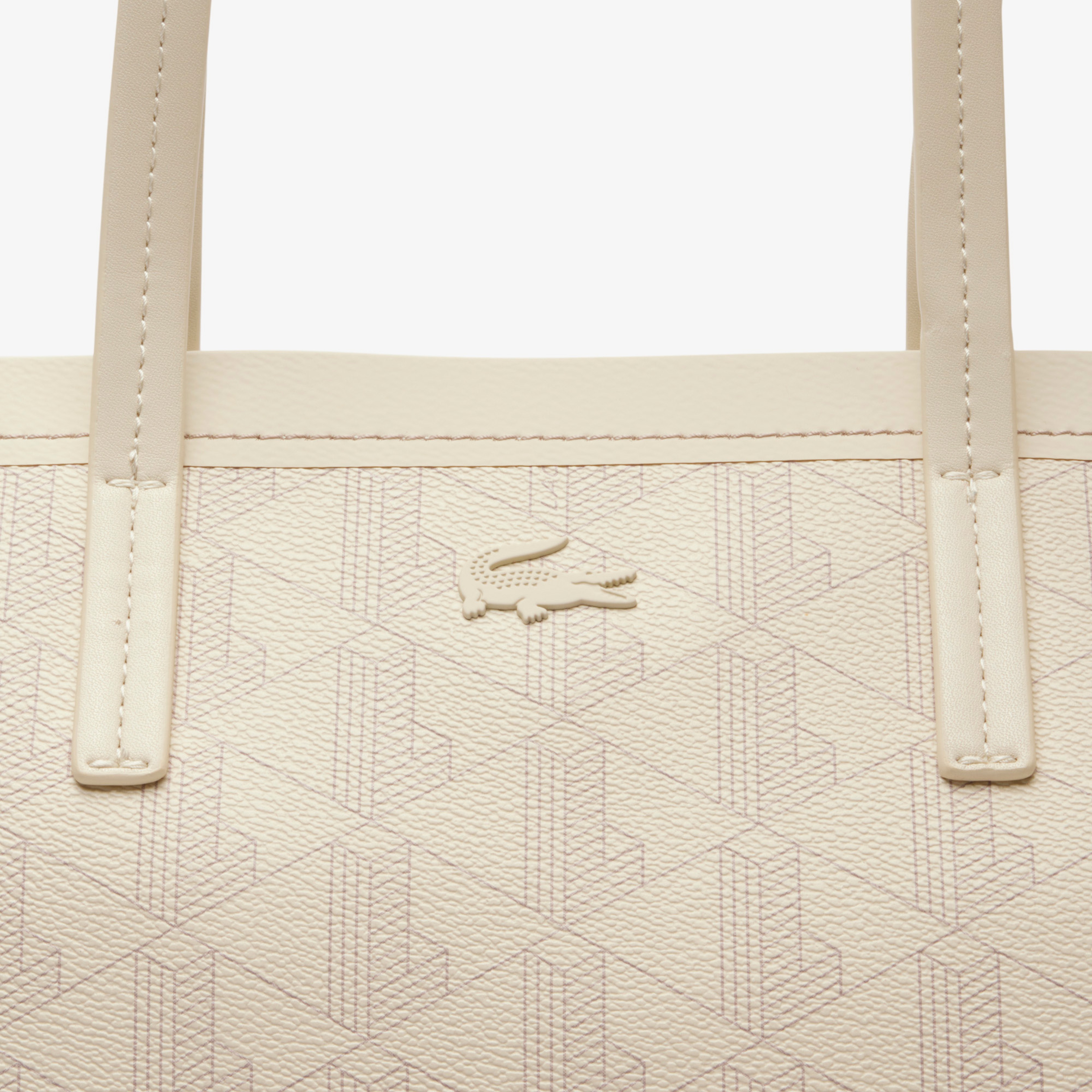 Zely Kadın Monogram Bej Omuz Çantası