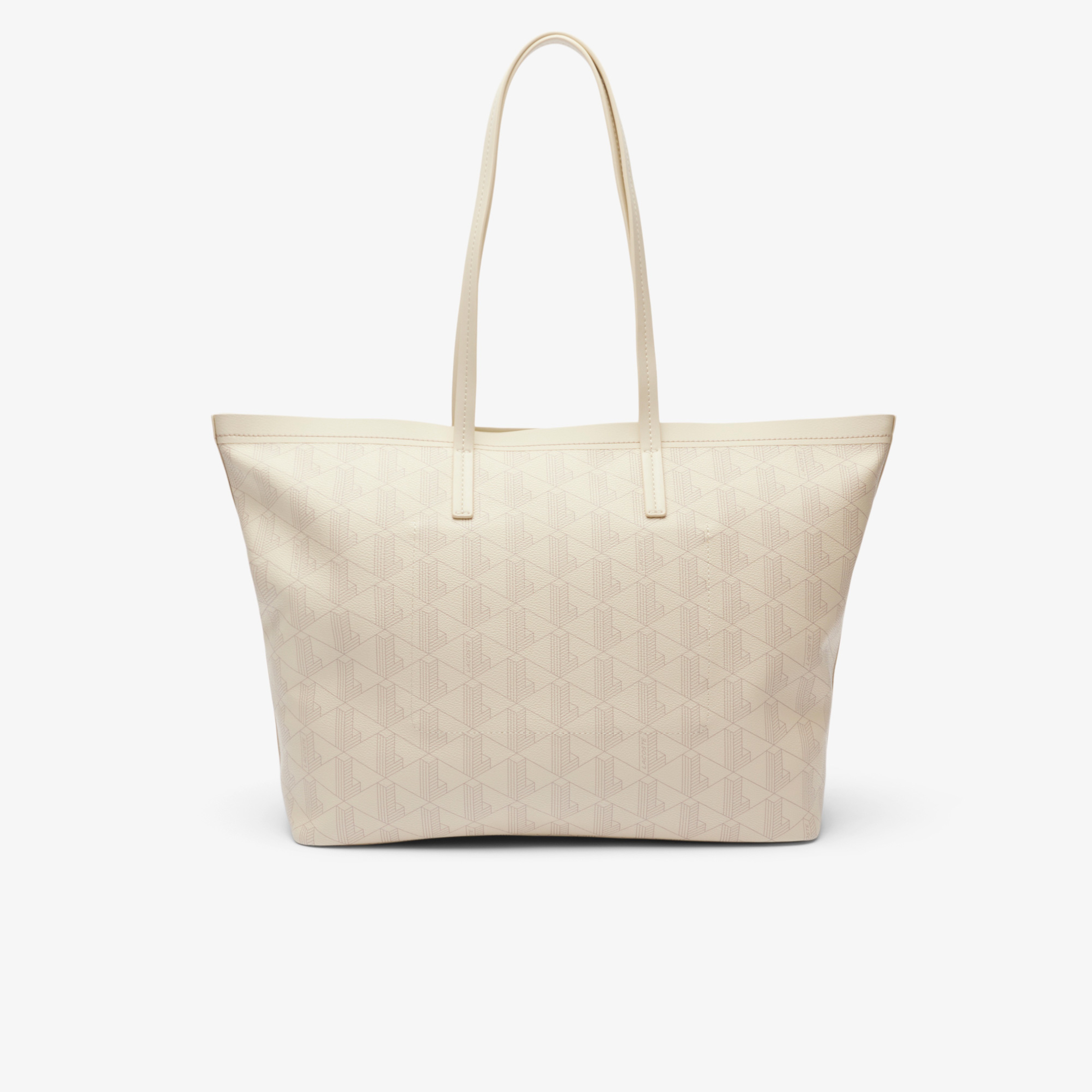 Zely Kadın Monogram Bej Omuz Çantası