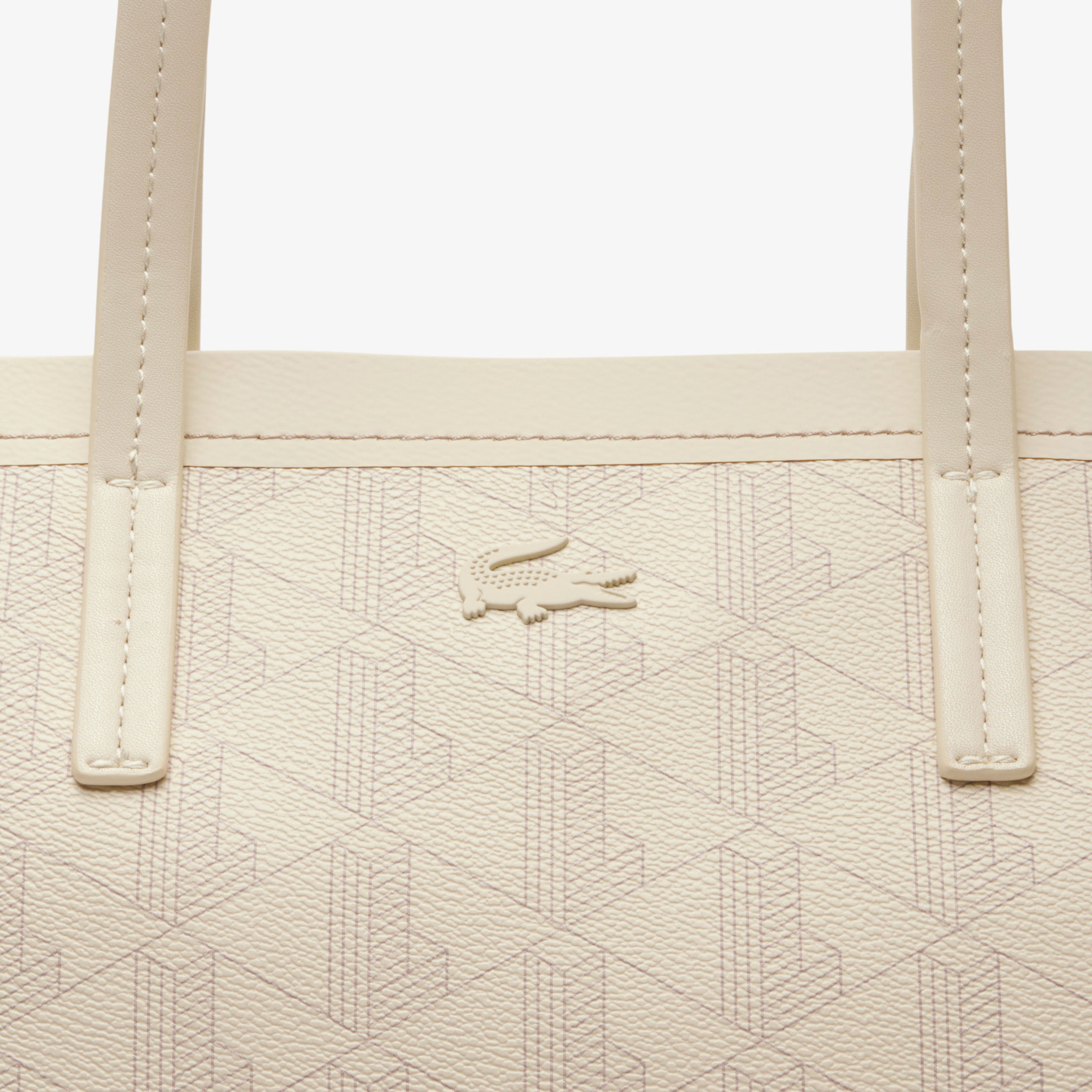 Zely Kadın Monogram Bej Omuz Çantası