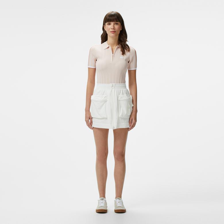 Kadın Regular Fit Beyaz Etek