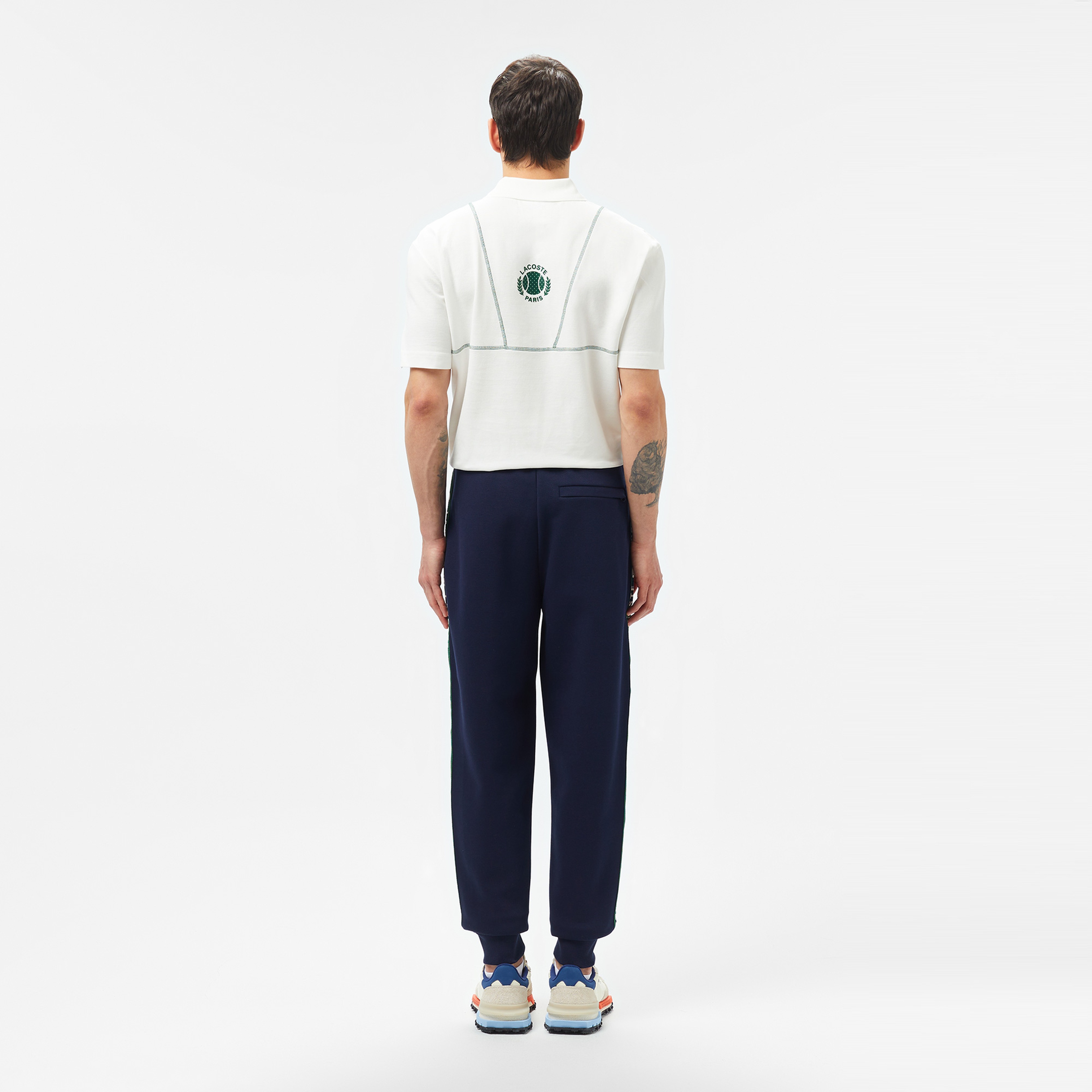 Erkek Regular Fit Baskılı Lacivert Eşofman Altı