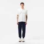 Erkek Regular Fit Baskılı Lacivert Eşofman Altı