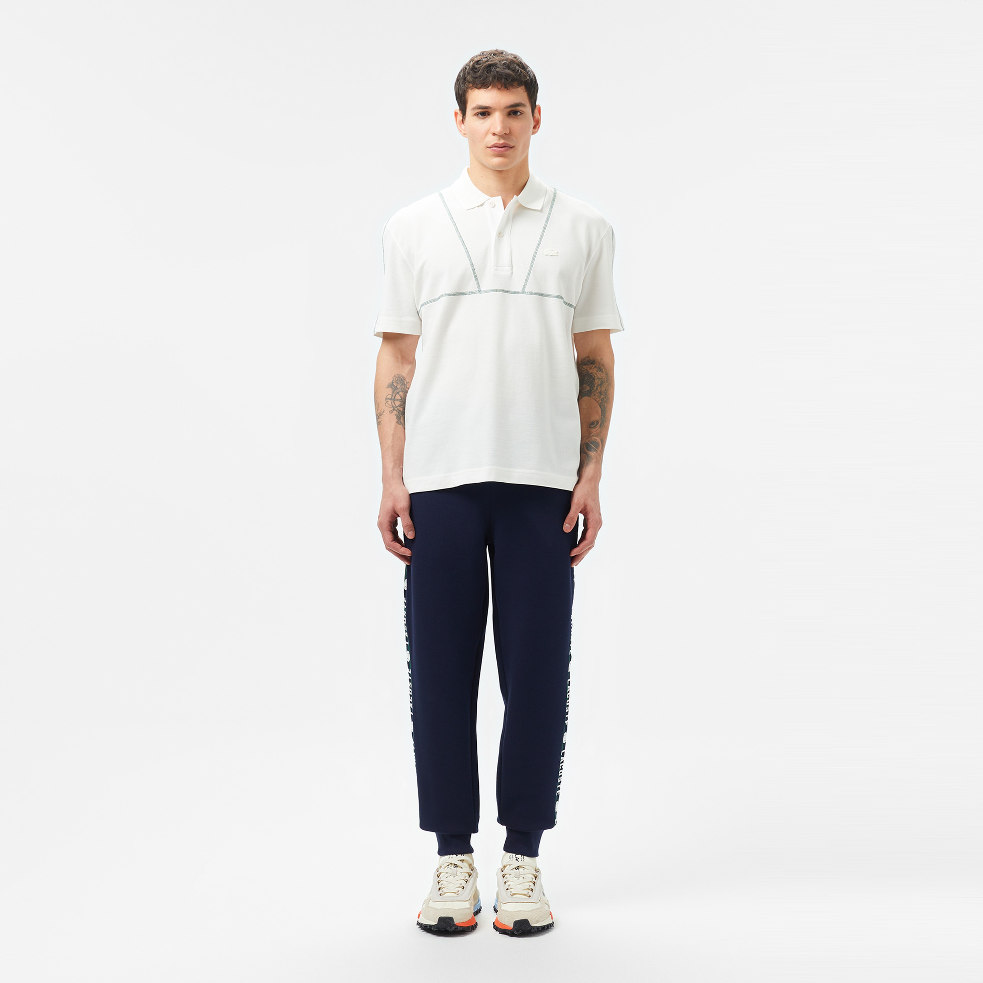 Erkek Regular Fit Baskılı Lacivert Eşofman Altı