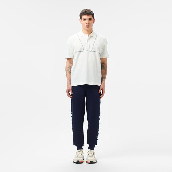 Erkek Regular Fit Baskılı Lacivert Eşofman Altı