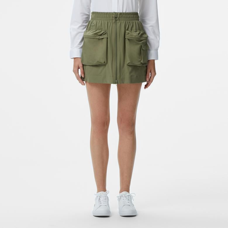 Kadın Regular Fit Haki Etek