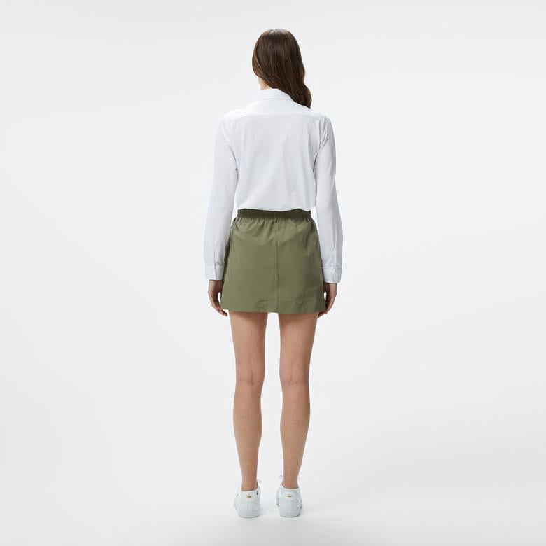 Kadın Regular Fit Haki Etek