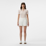 Kadın Regular Fit Denim Beyaz Şort