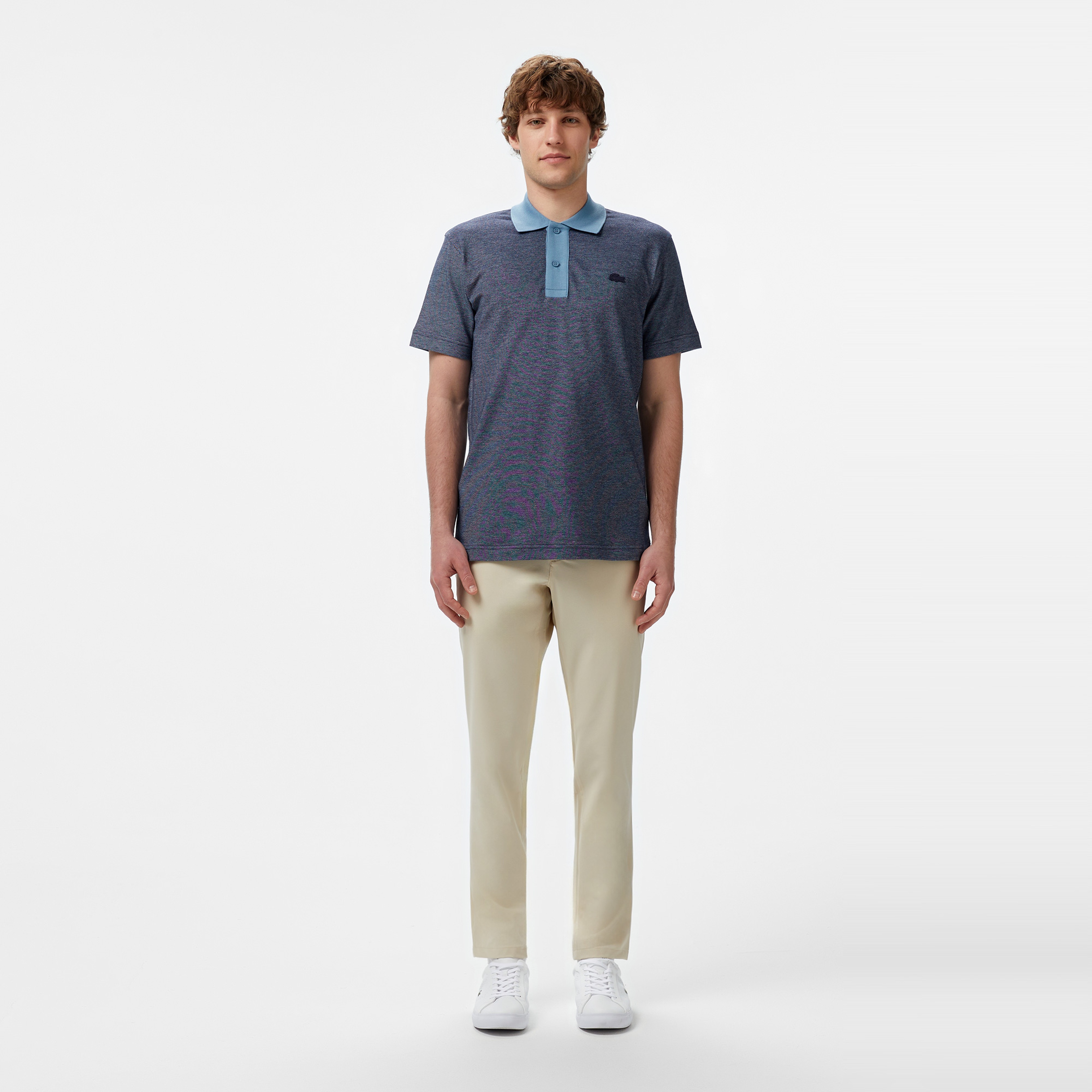 Erkek Oversize Fit Lacivert Polo