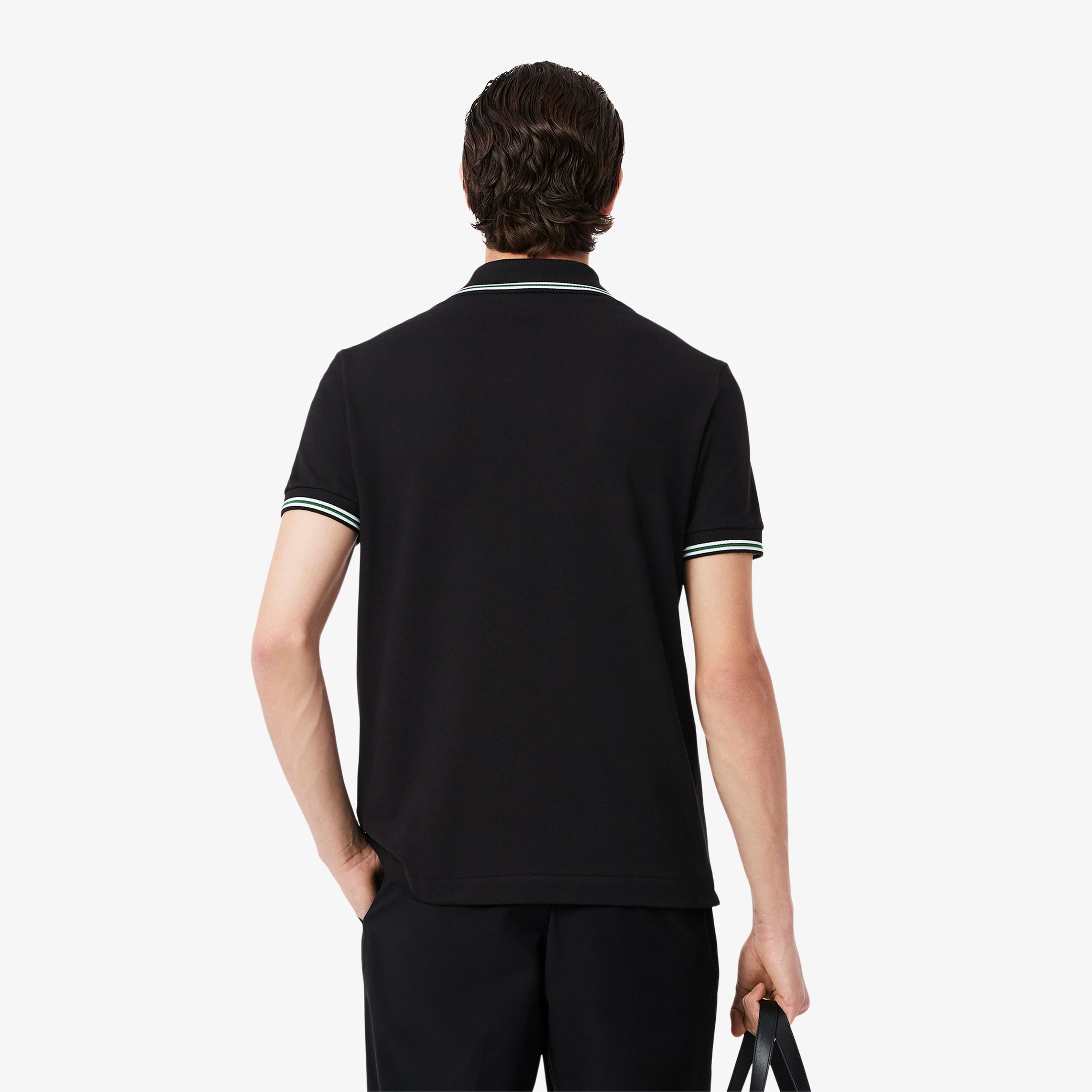 L.12.12 Erkek Regular Fit Siyah Polo
