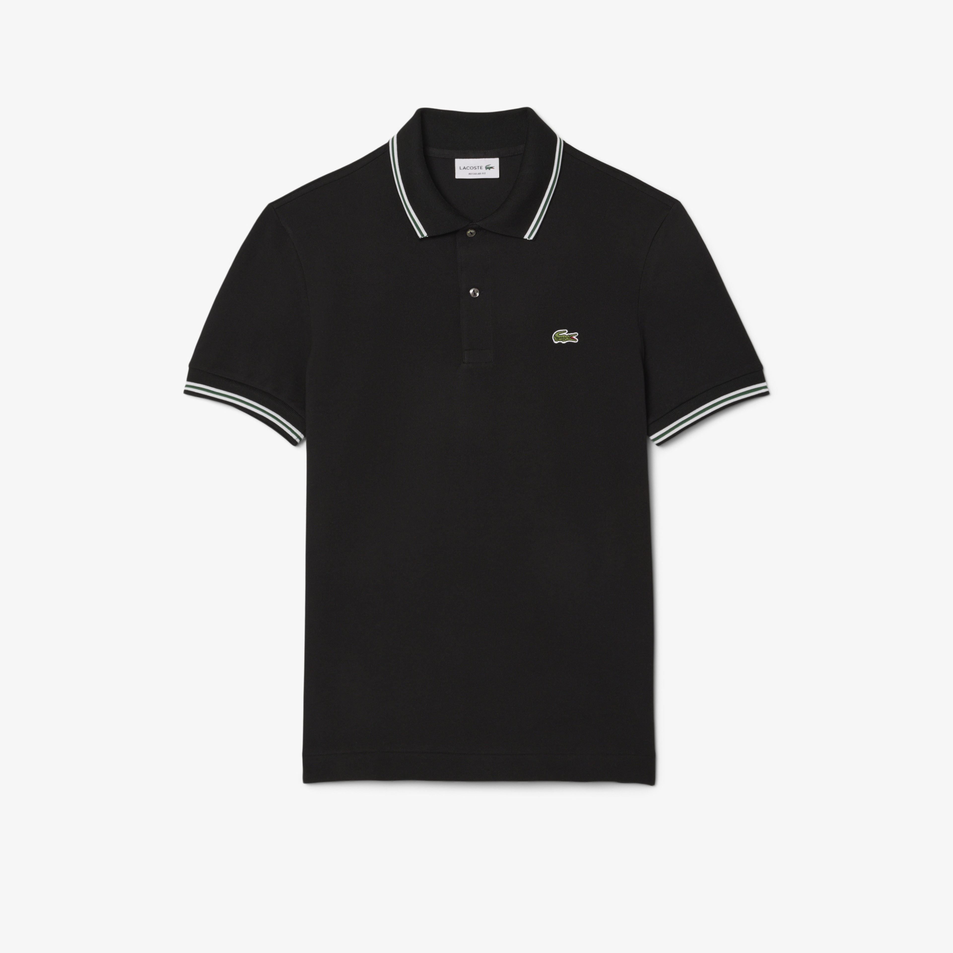 L.12.12 Erkek Regular Fit Siyah Polo