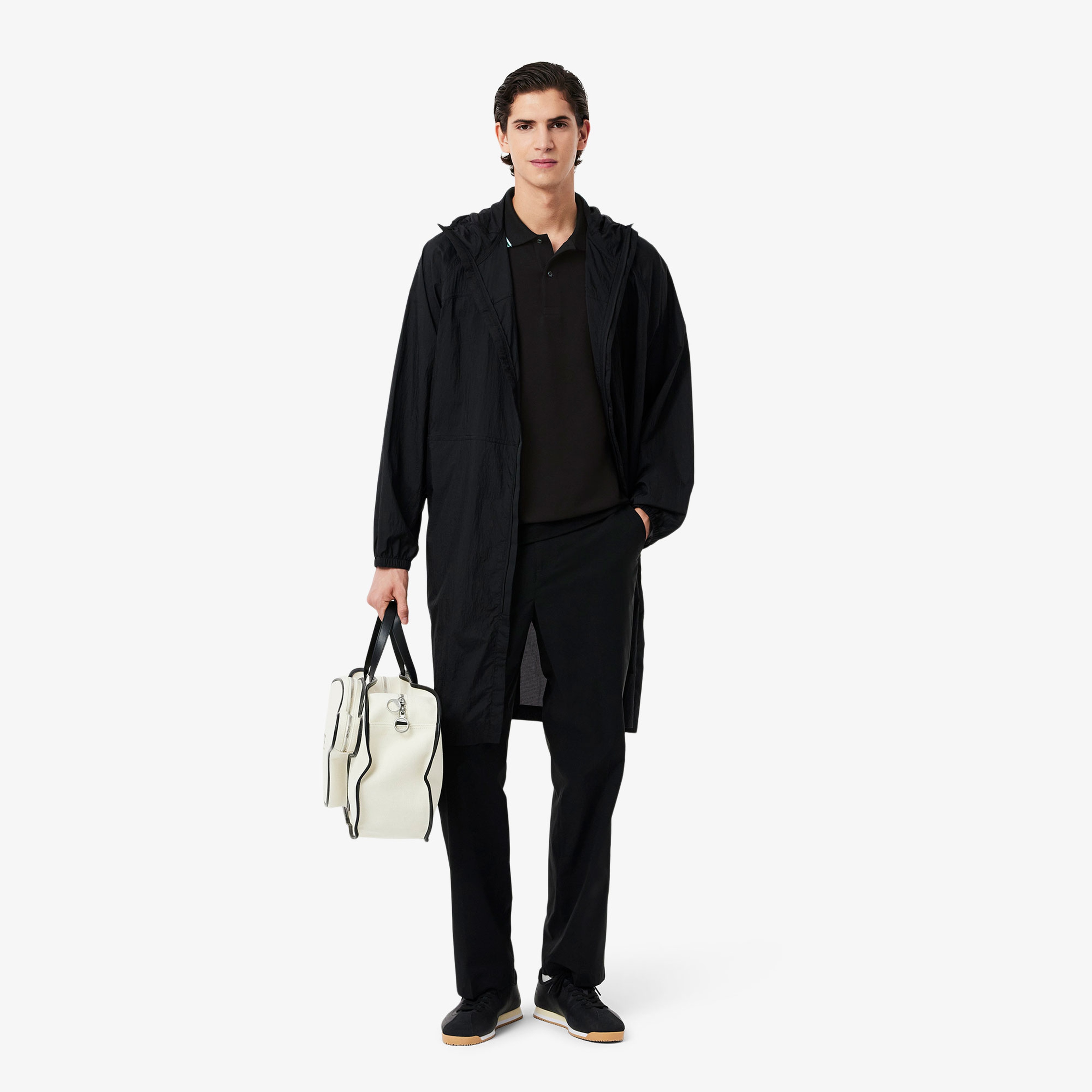 L.12.12 Erkek Regular Fit Siyah Polo