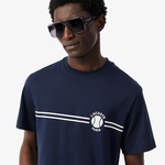 Erkek Classic Fit Bisiklet Yaka Lacivert T-Shirt