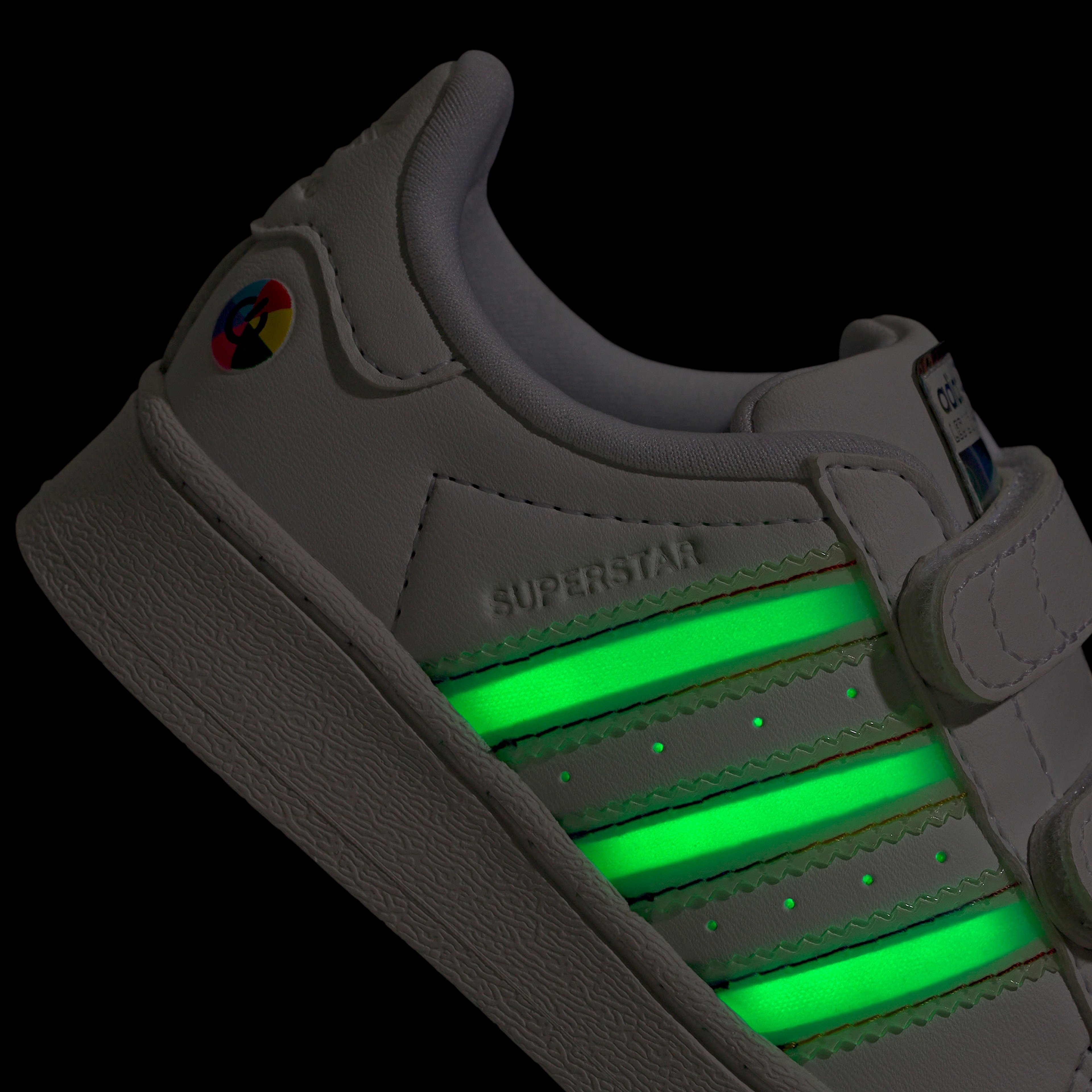 adidas Superstar Led Lights Bebek Beyaz Spor Ayakkabı