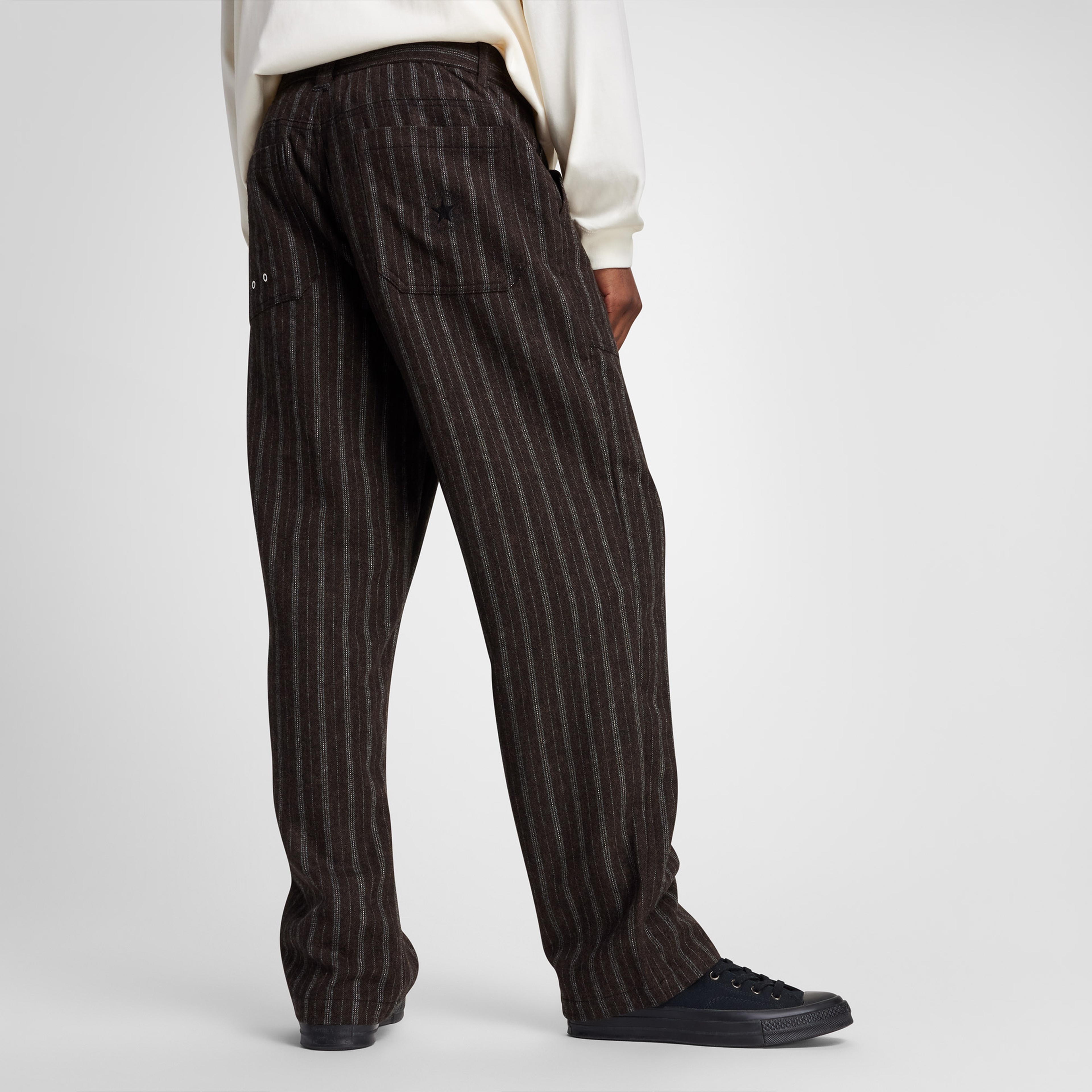 Converse Loose Fit Unisex Siyah Pantolon