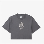 Vans Fire in Your Heart Ss Çocuk Gri T-Shirt