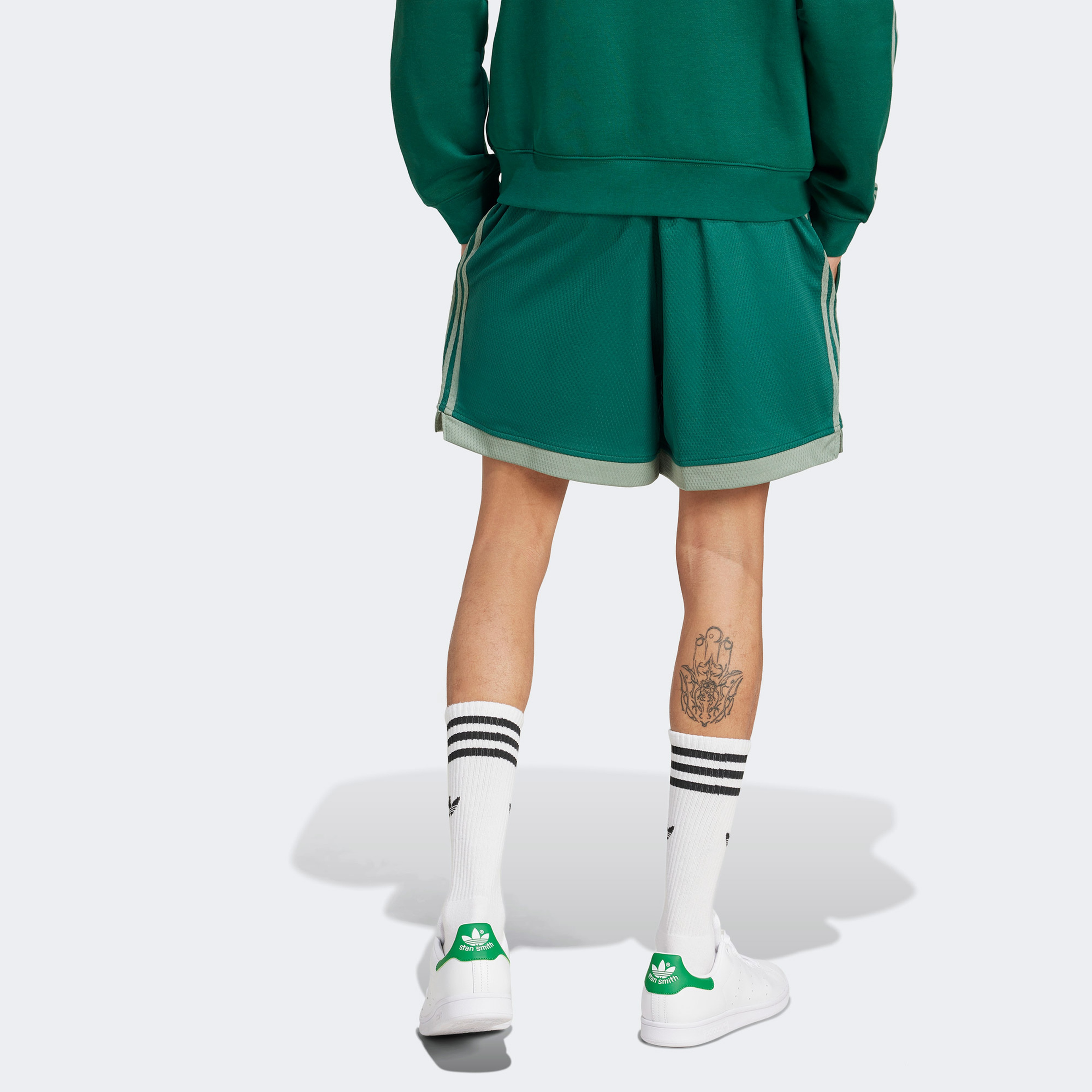 adidas Originals Mock Eyelet Yeşil Erkek Şort