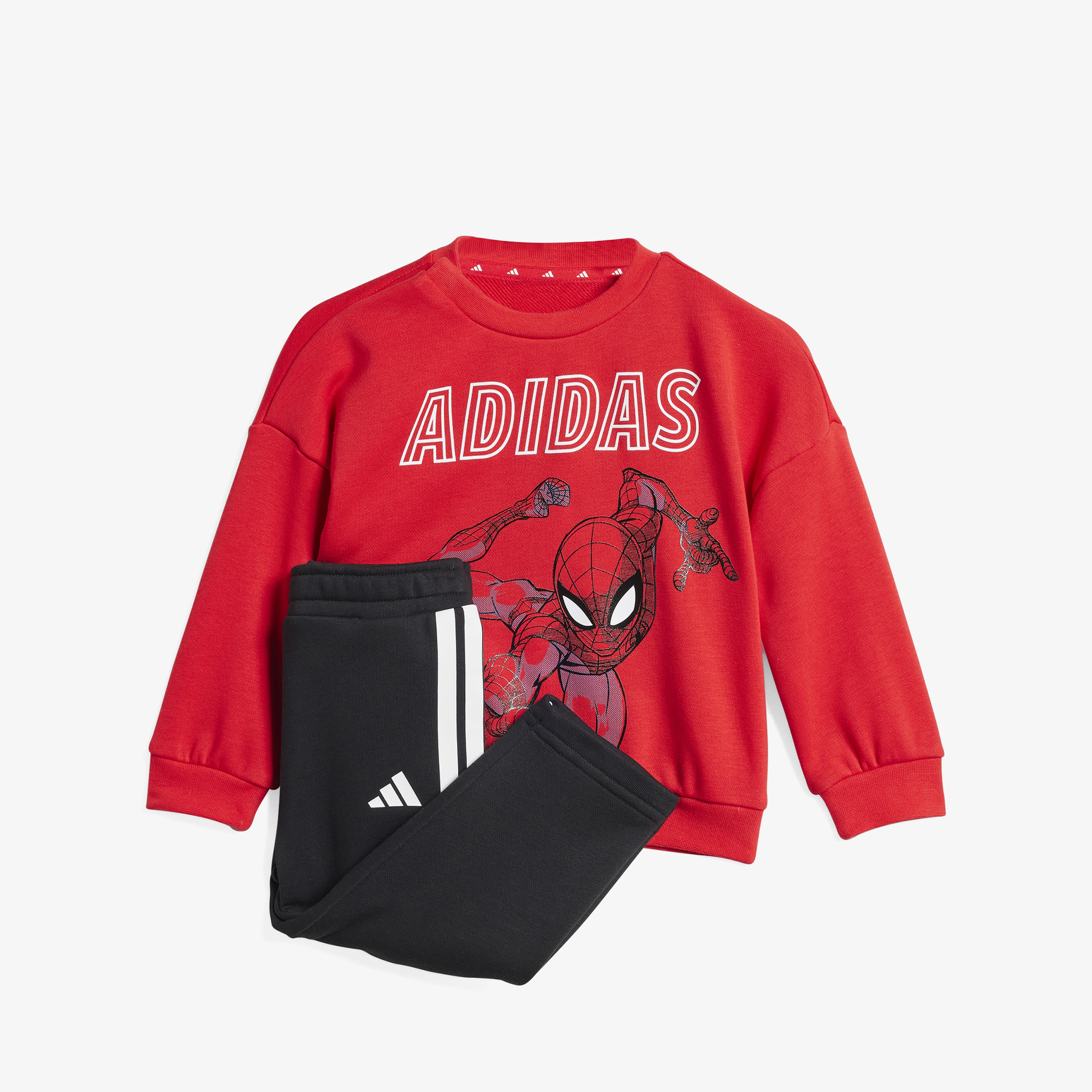 adidas X Marvel Spiderman Bebek Siyah/Kırmızı Eşofman Takımı