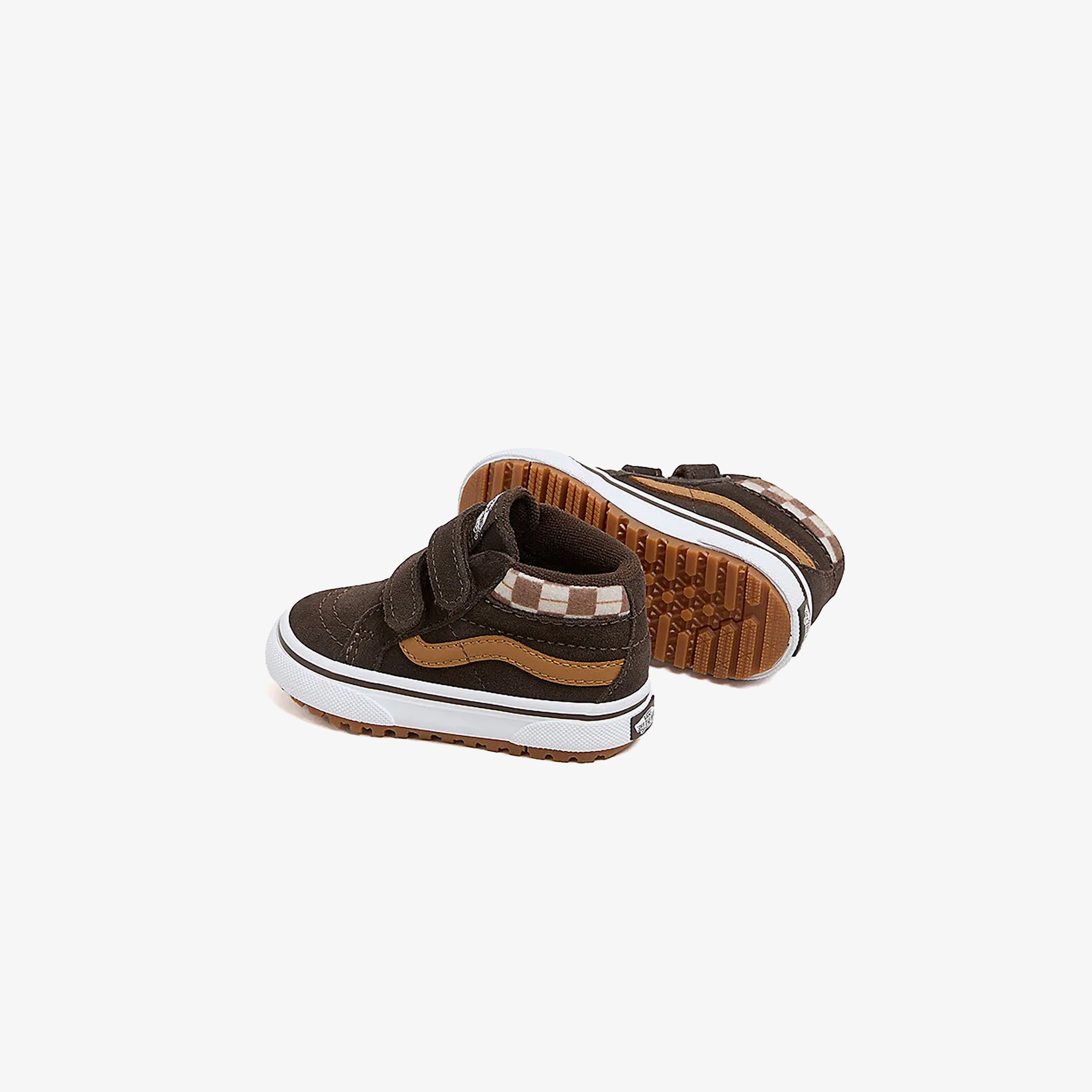 Vans Mte Sk8-Mid Reissue Hook and Loop Bebek Kahverengi Sneaker