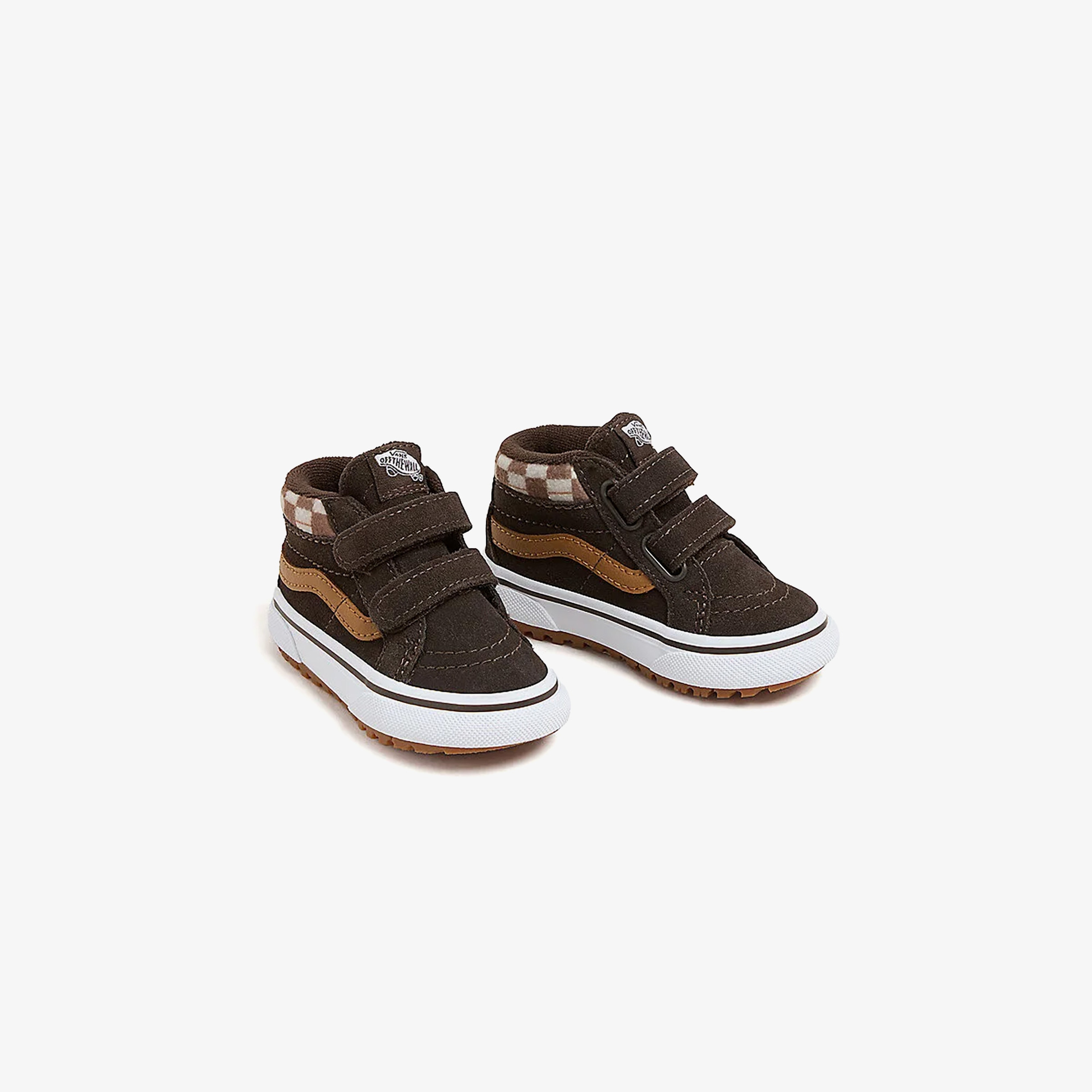 Vans Mte Sk8-Mid Reissue Hook and Loop Bebek Kahverengi Sneaker