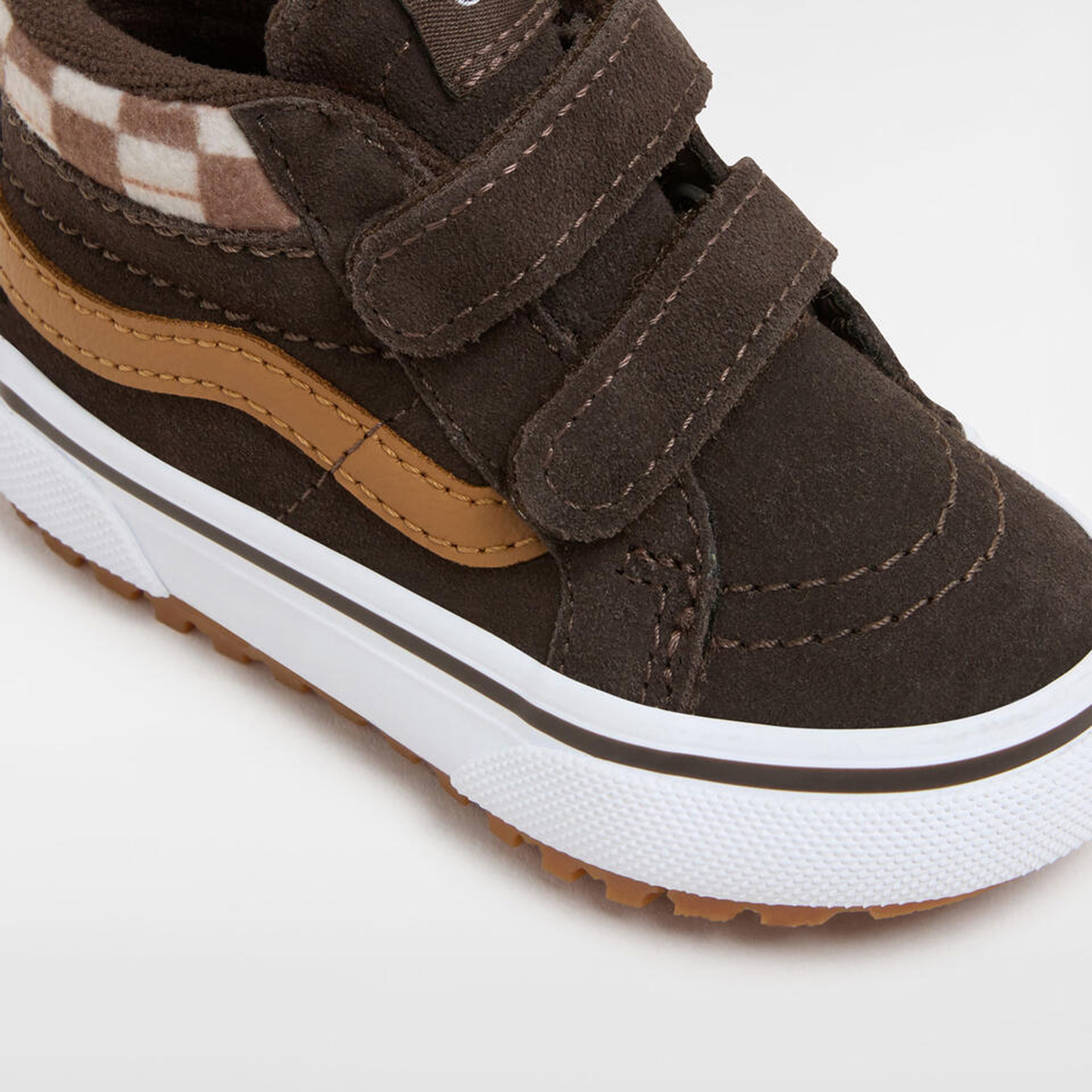 Vans Mte Sk8-Mid Reissue Hook and Loop Bebek Kahverengi Sneaker