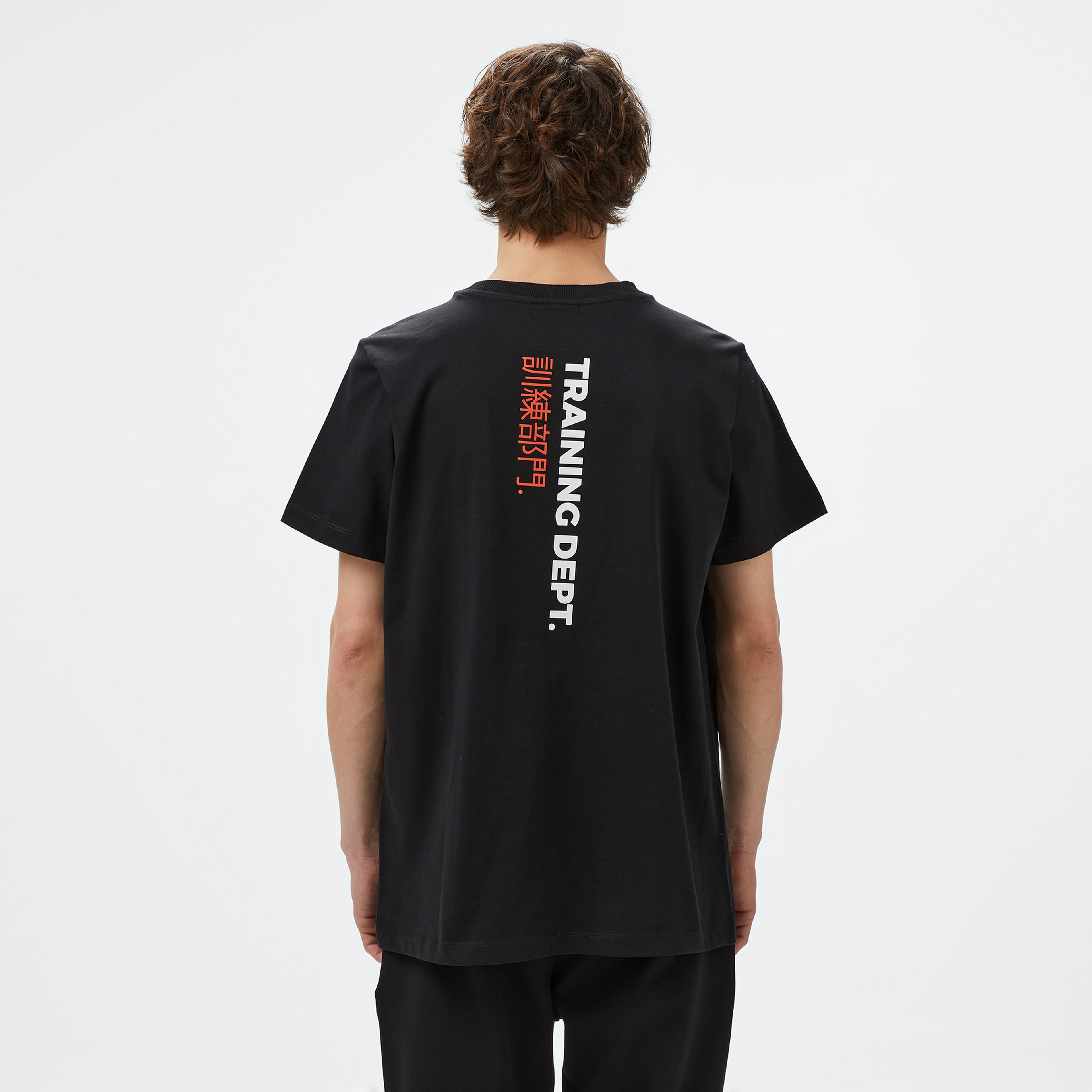 UNITED4 Sport Erkek Siyah T-Shirt