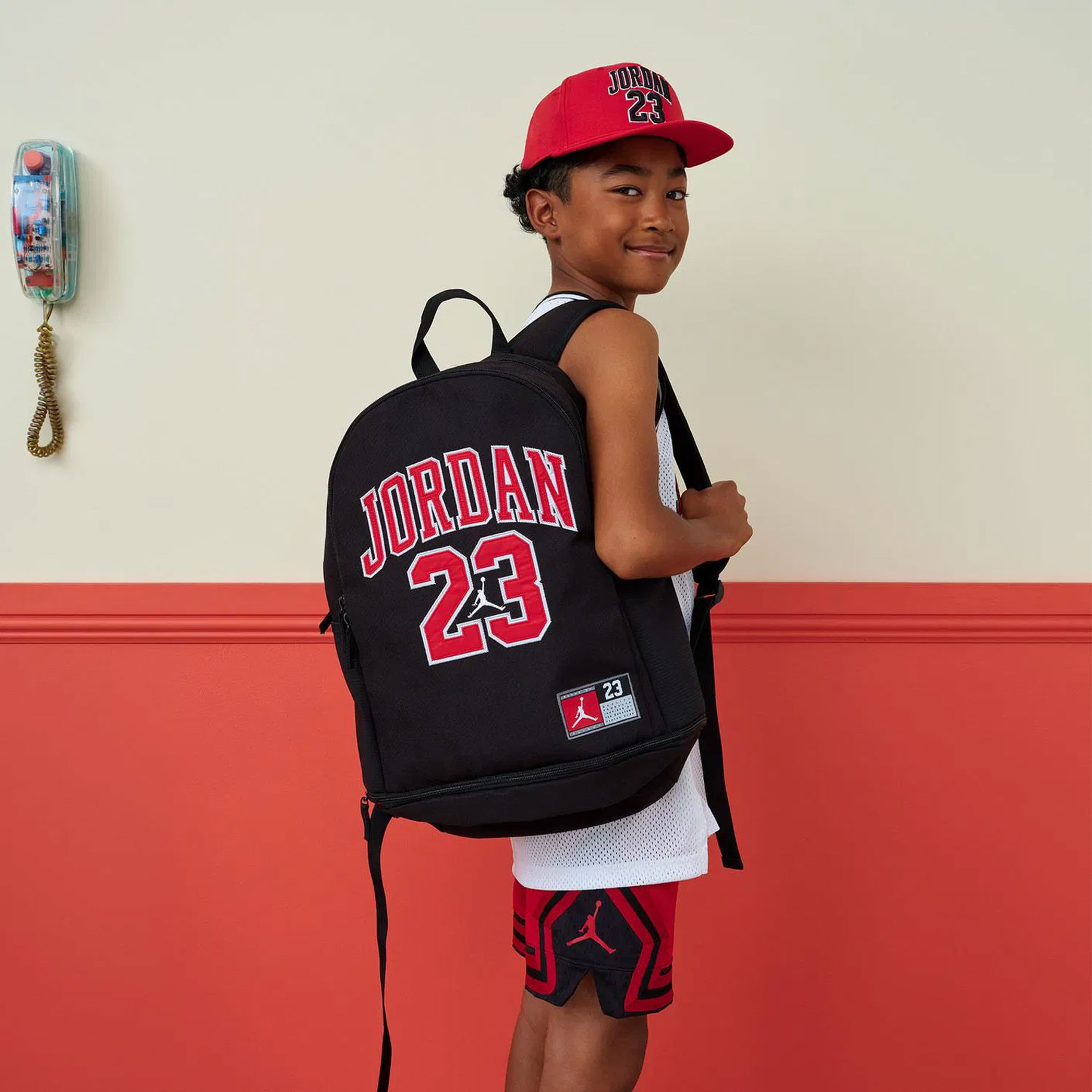 Jordan Unisex Siyah Sırt Çantası