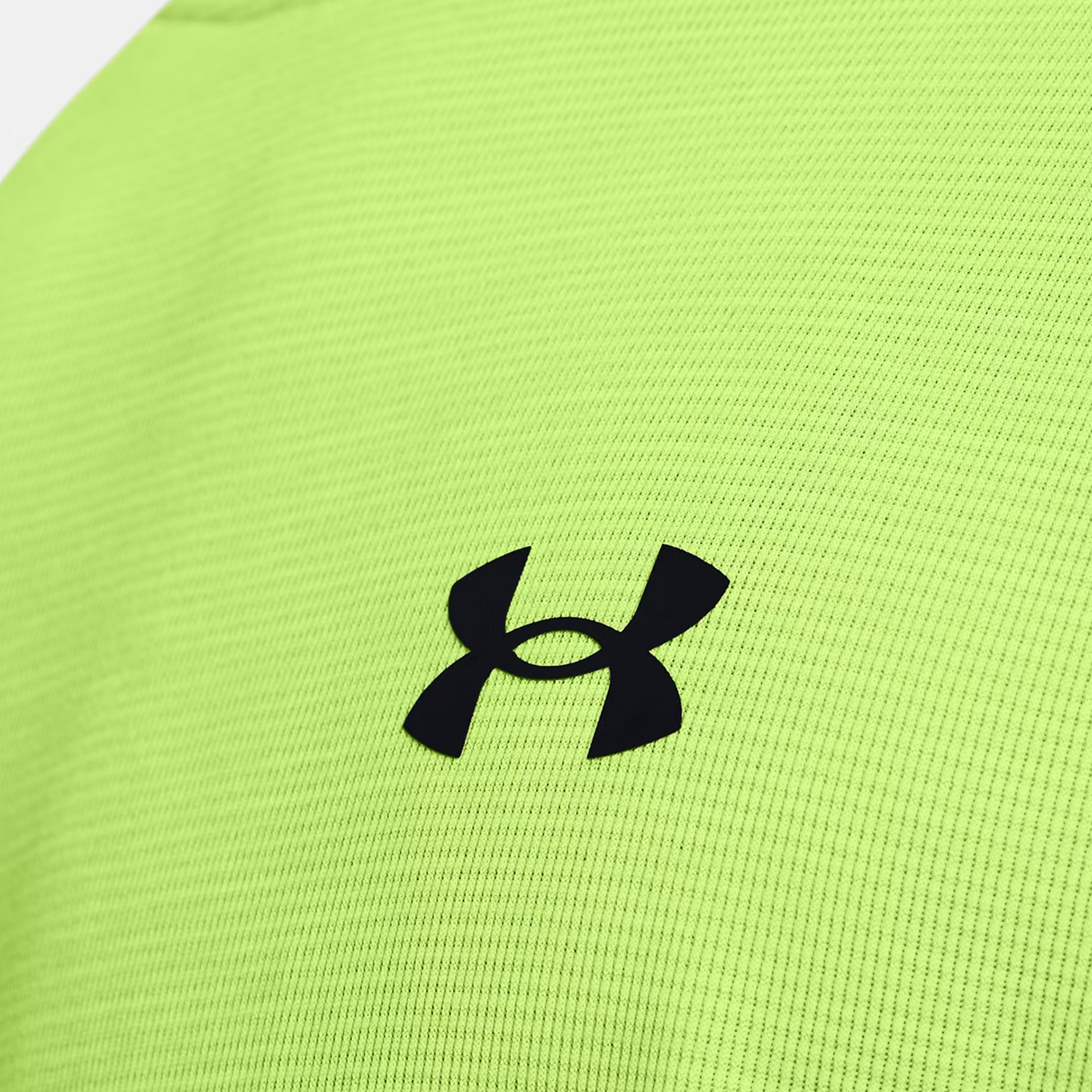 Under Armour Tech Textured Erkek Sarı Antrenman T-Shirt