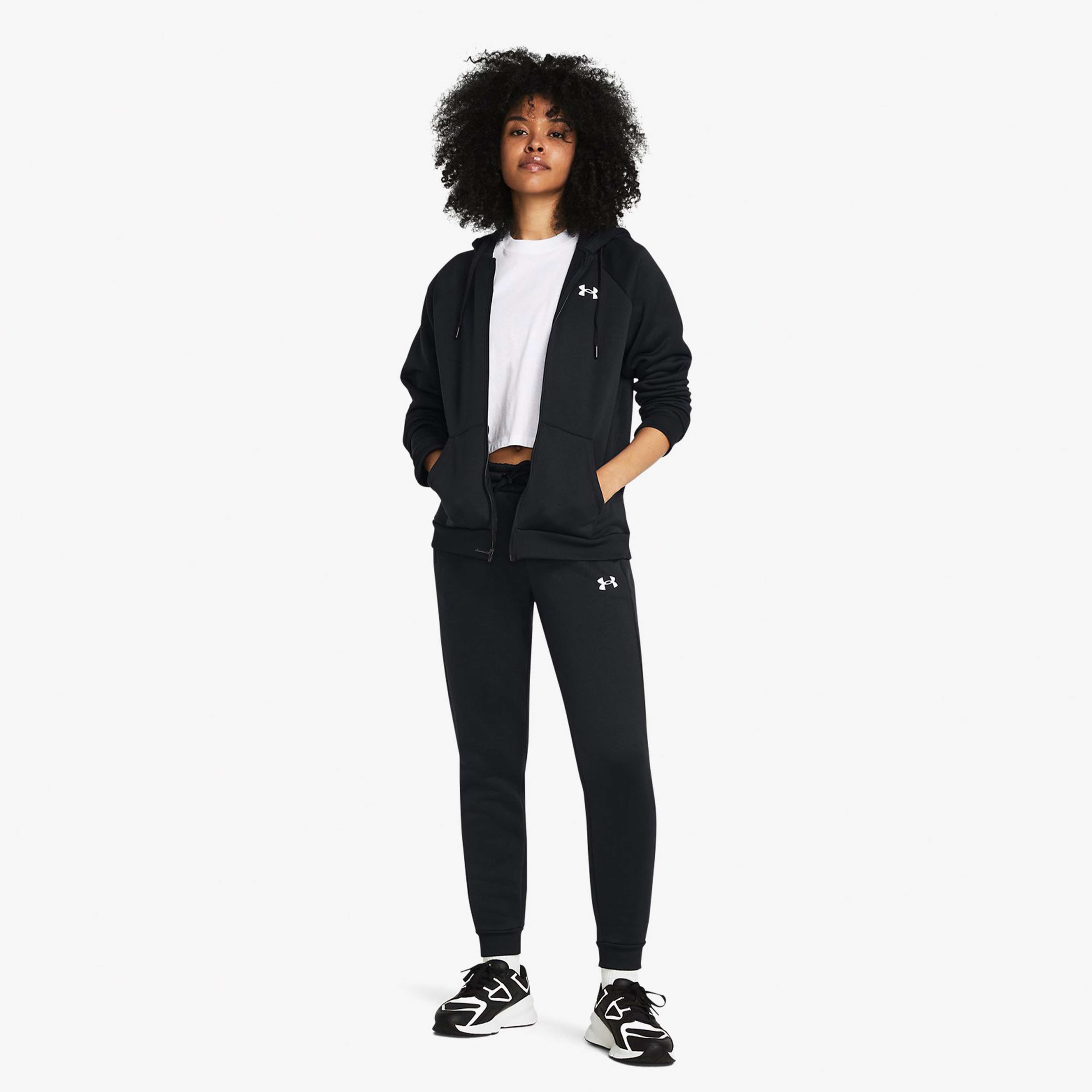 Under Armour Fleece Kadın Siyah Günlük Eşofman Altı