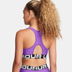 Under Armour Heat Gear Mid Kadın Mor Antrenman Bra