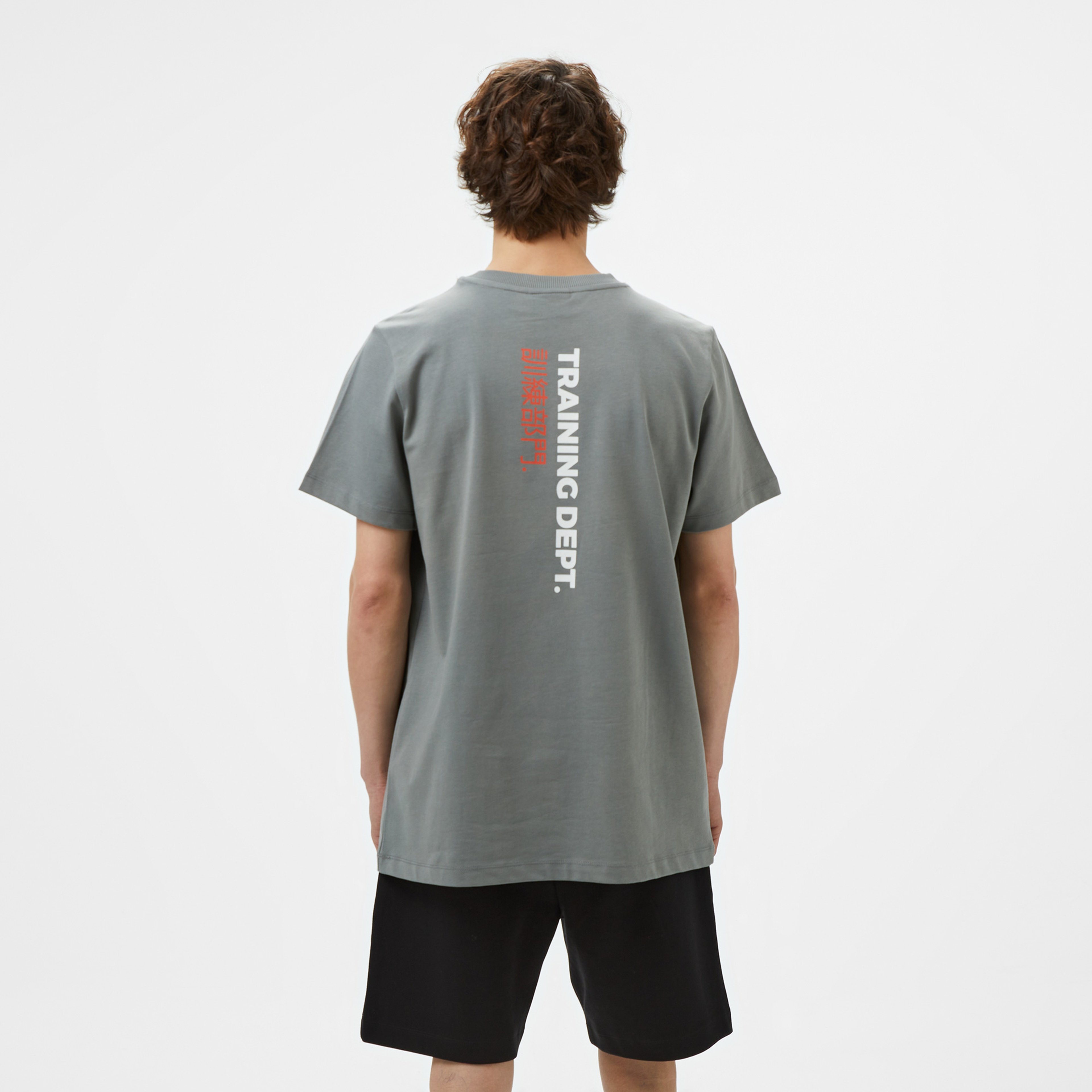 UNITED4 Sport Erkek Gri T-Shirt