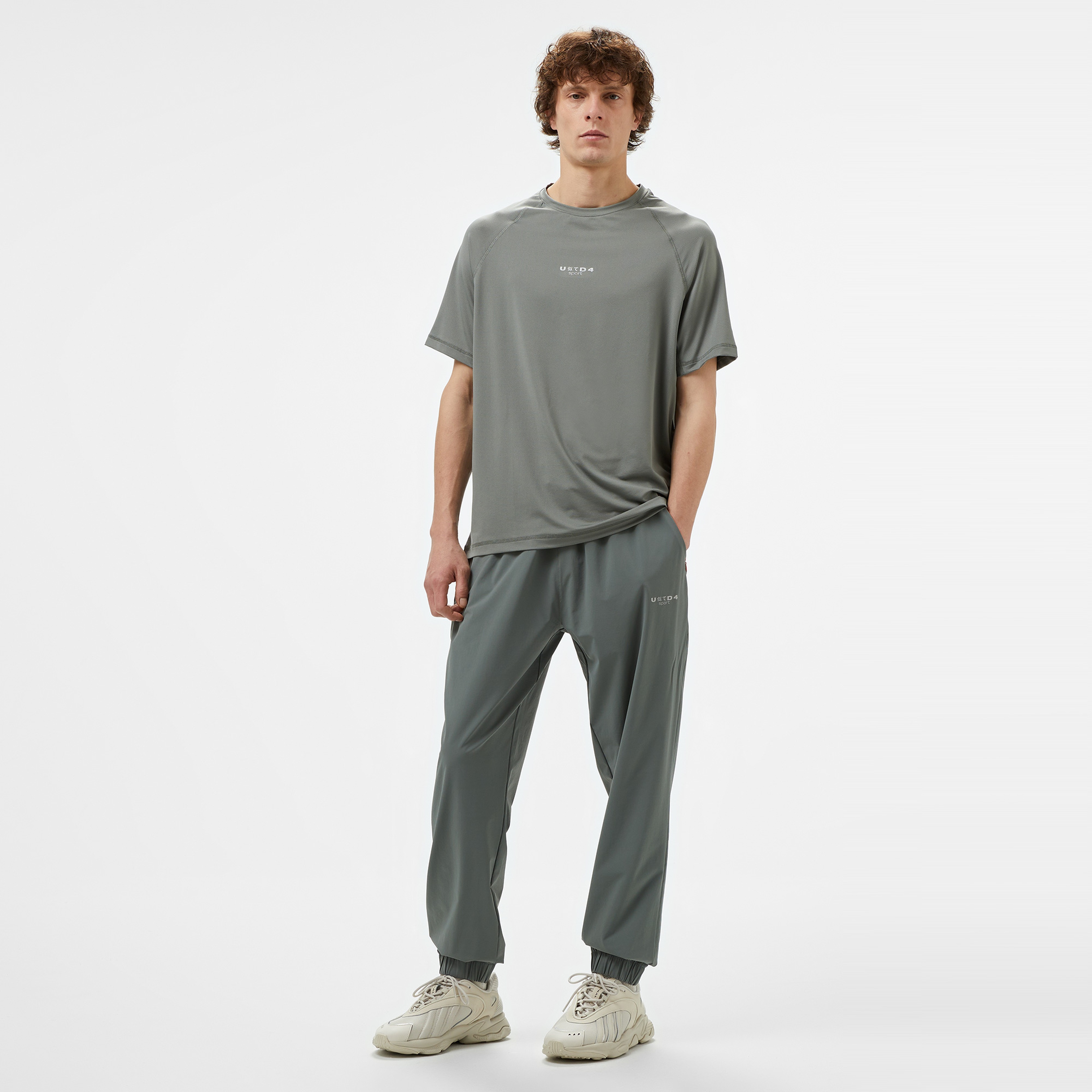 UNITED4 Erkek Gri Eşofman Altı