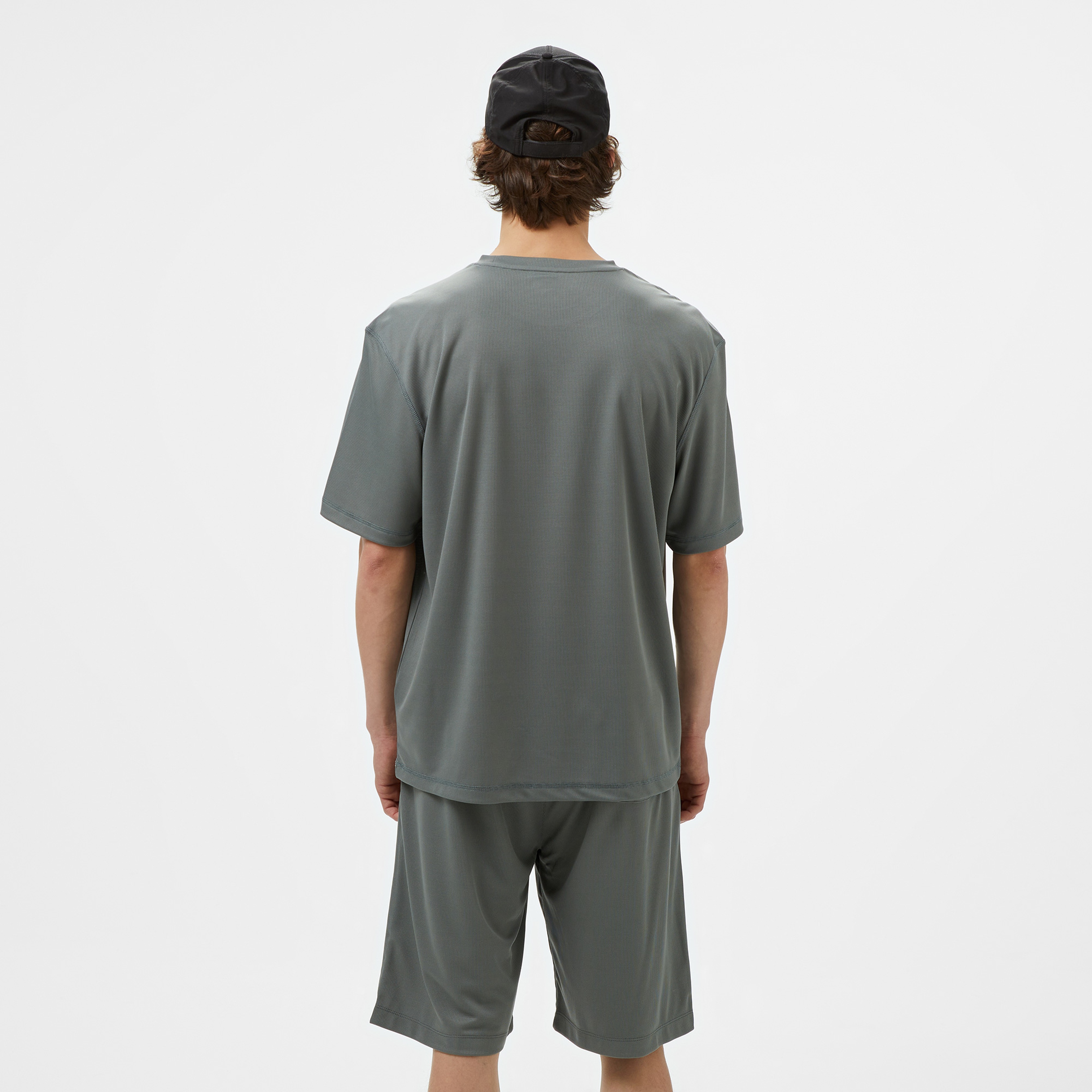 UNITED4 Erkek Gri Antrenman T-Shirt