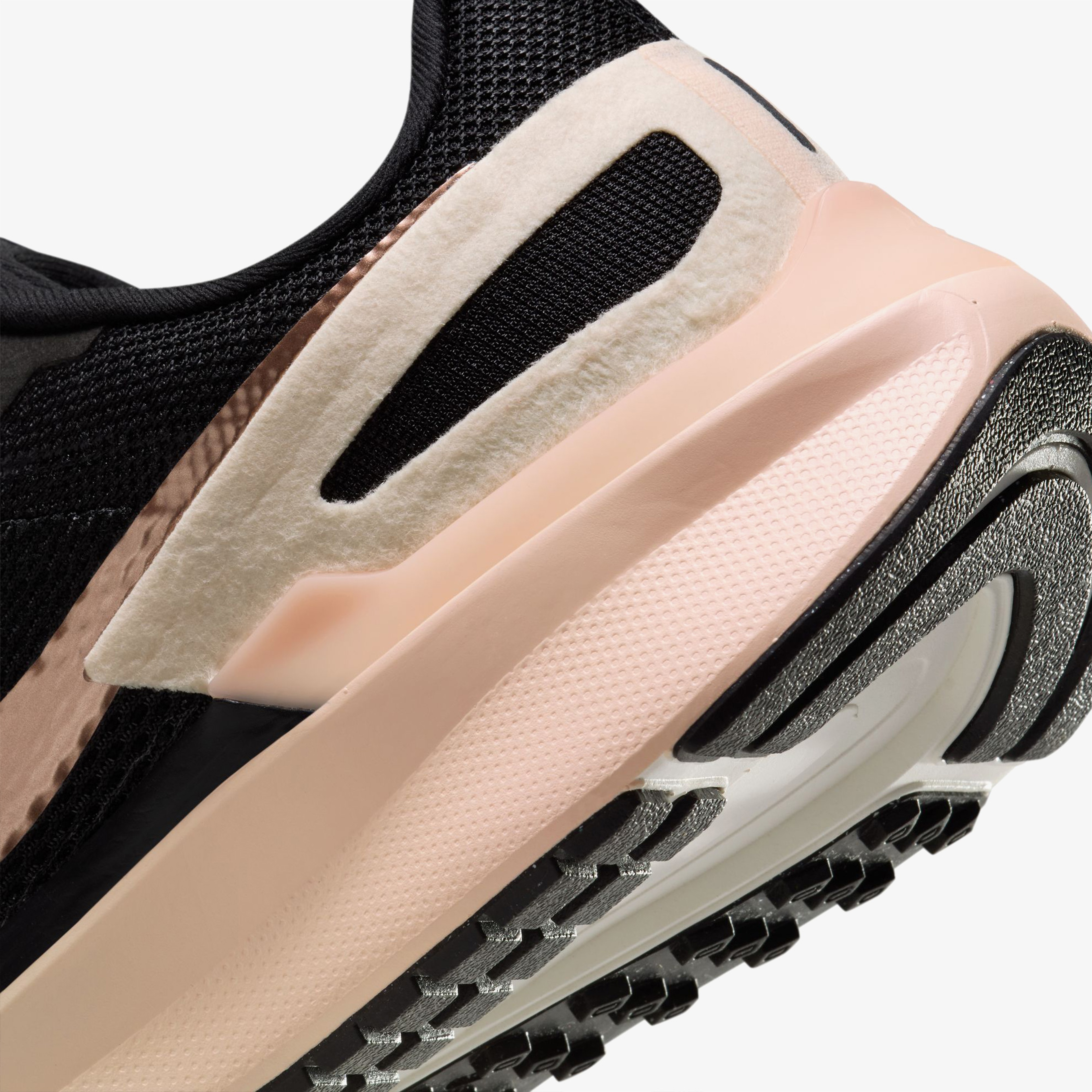 Nike Air Zoom Structure 25 Kadın Siyah Koşu Ayakkabısı