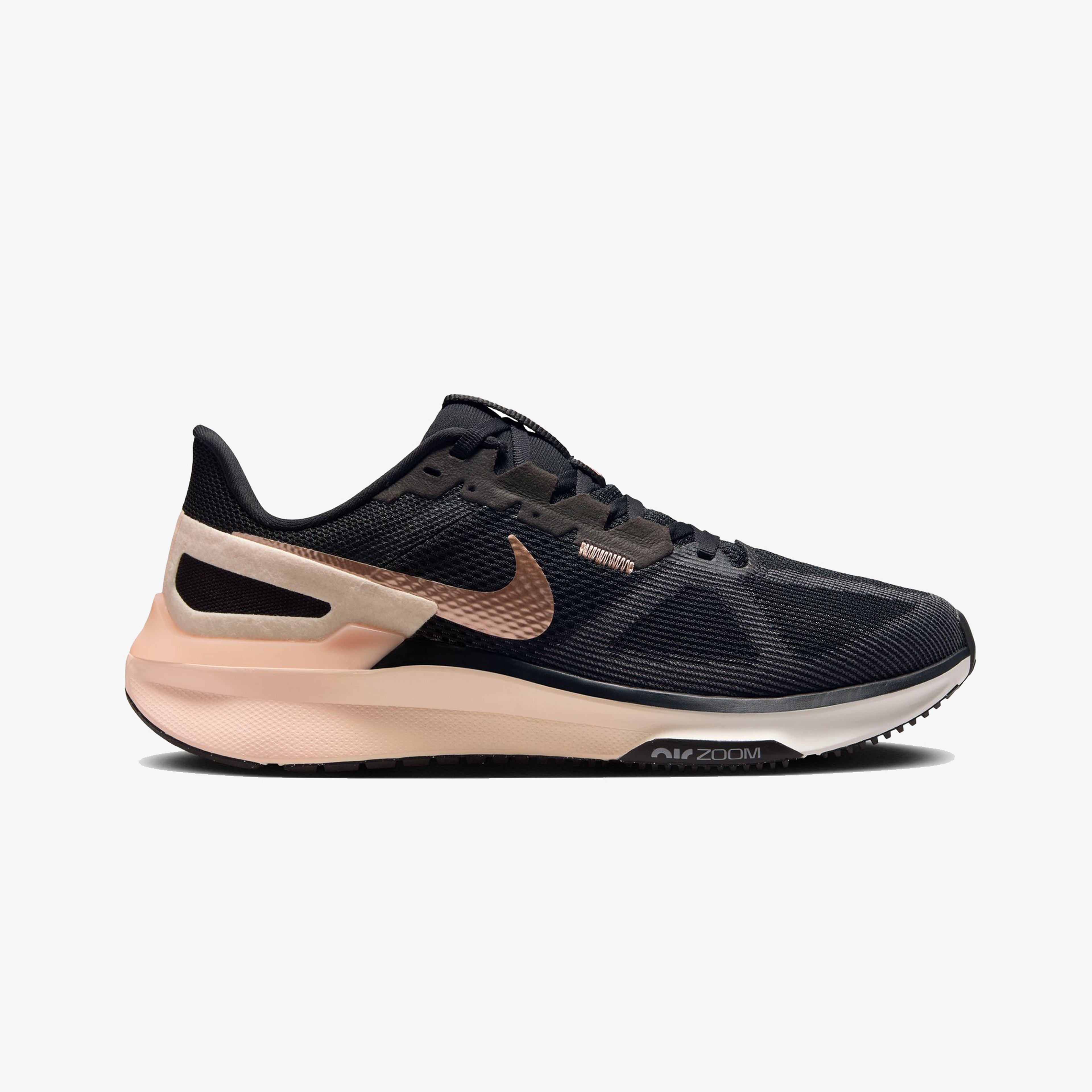Nike Air Zoom Structure 25 Kadın Siyah Koşu Ayakkabısı