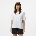 Nautica Kadın Beyaz Regular Fit Baskılı T-Shirt