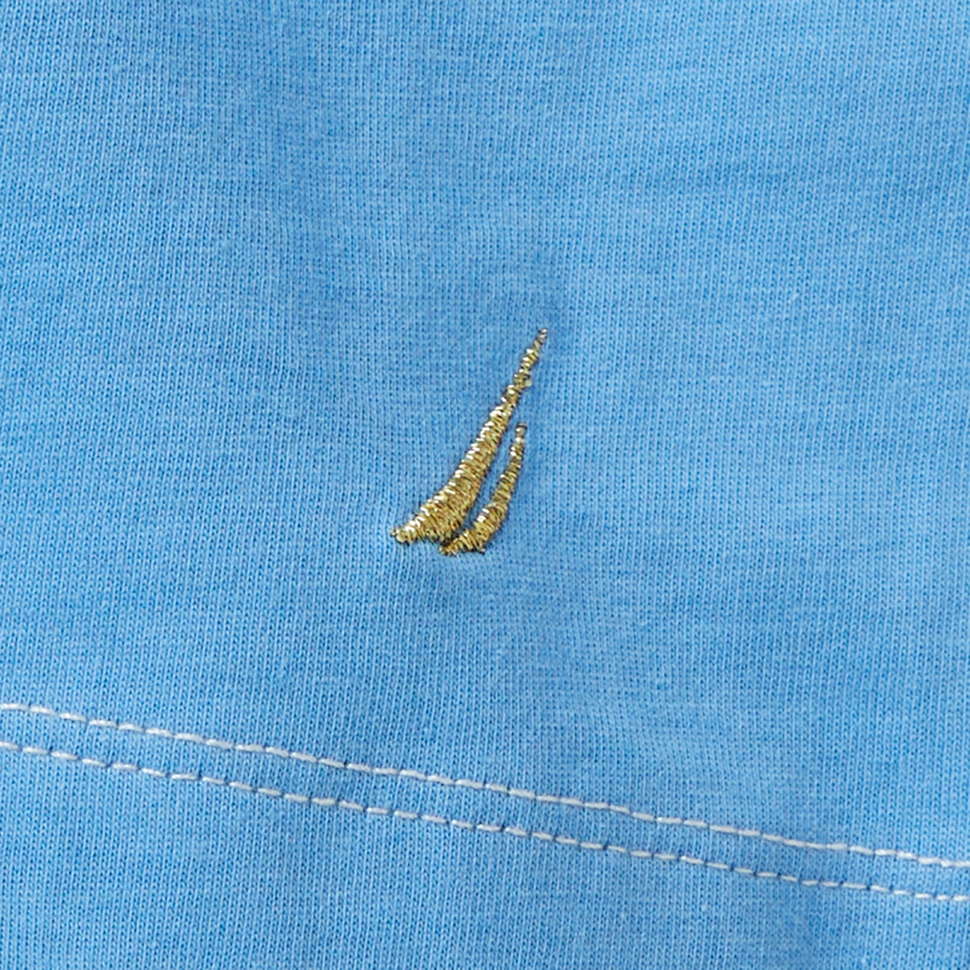 Nautica Kadın Mavi Regular Fit Renk Bloklu T-Shirt