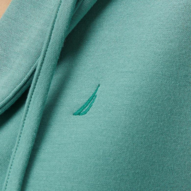 Nautica Kadın Yeşil Regular Fit Kapüşonlu Sweatshirt