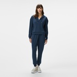 Nautica Kadın Lacivert Regular Fit Kapüşonlu Sweatshirt