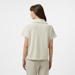 Nautica Kadın Krem Regular Fit Dik Yaka Sweatshirt