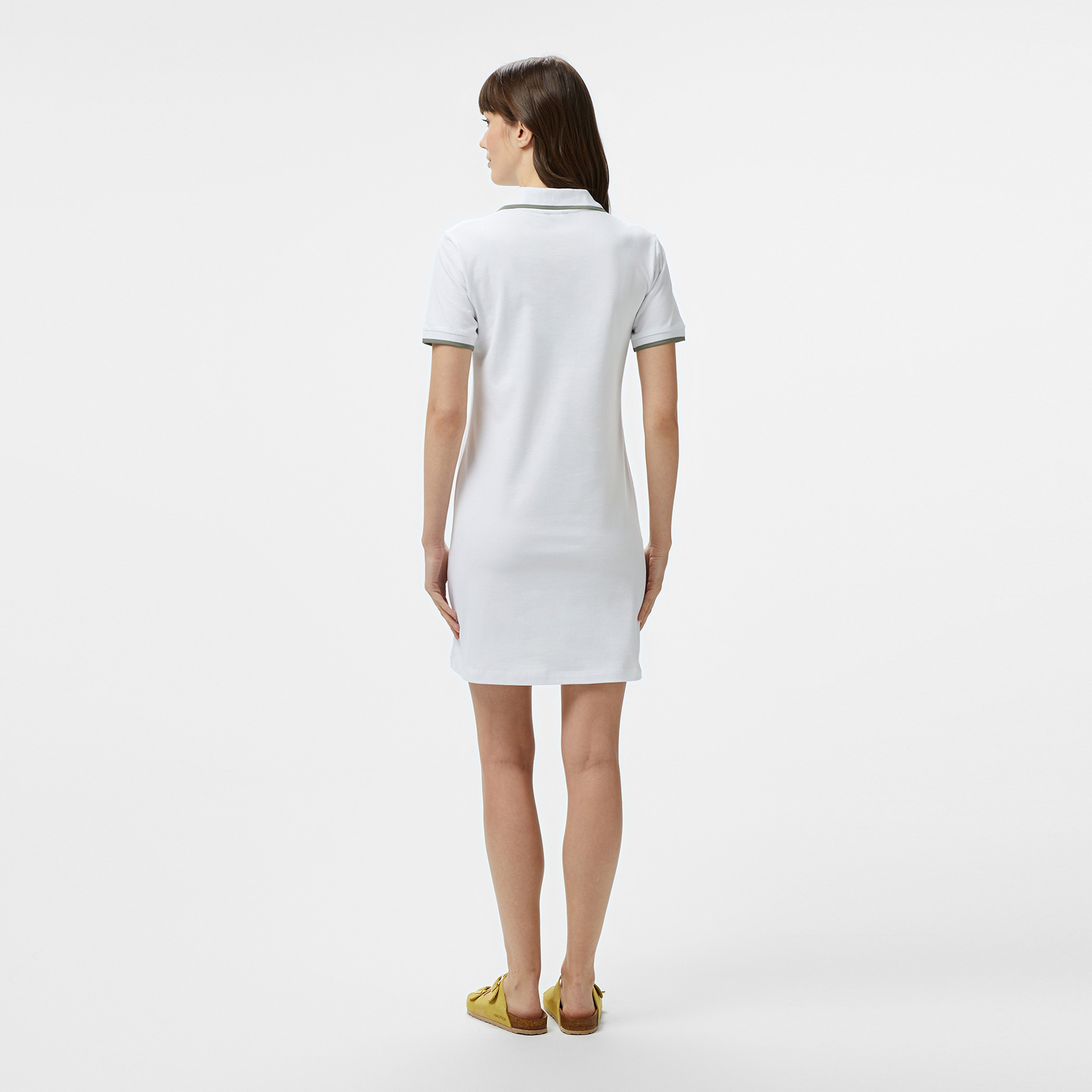 Nautica Kadın Beyaz Regular Fit Elbise