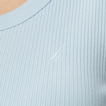 Nautica Kadın Mavi Slim Fit Kolsuz T-Shirt