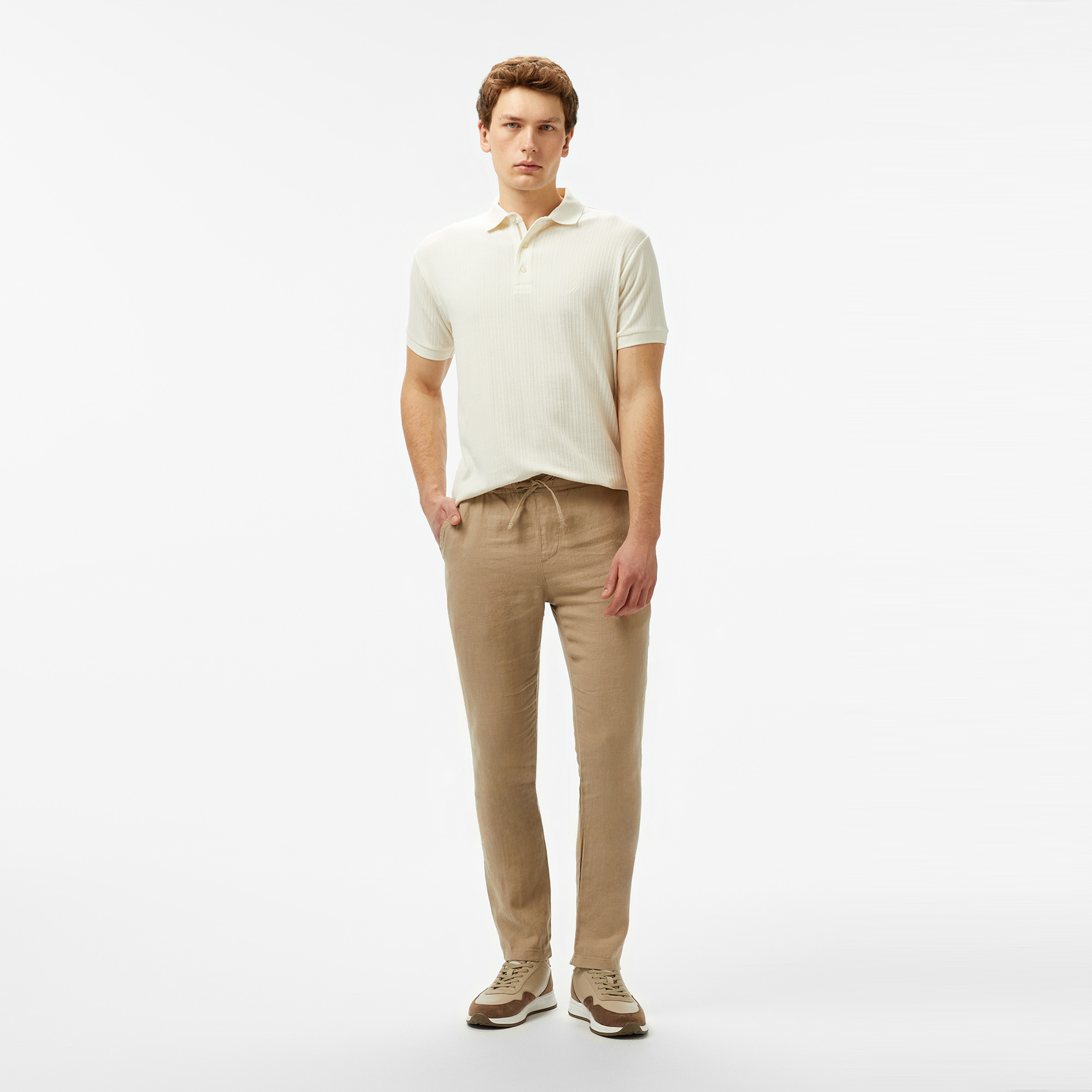 Nautica Erkek Mavi Slim Fit Pantolon