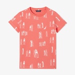 Nautica Erkek Çocuk Kırmızı Regular Fit Baskılı T-Shirt