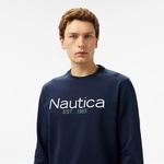 Nautica Erkek Lacivert Regular Fit Sweatshirt